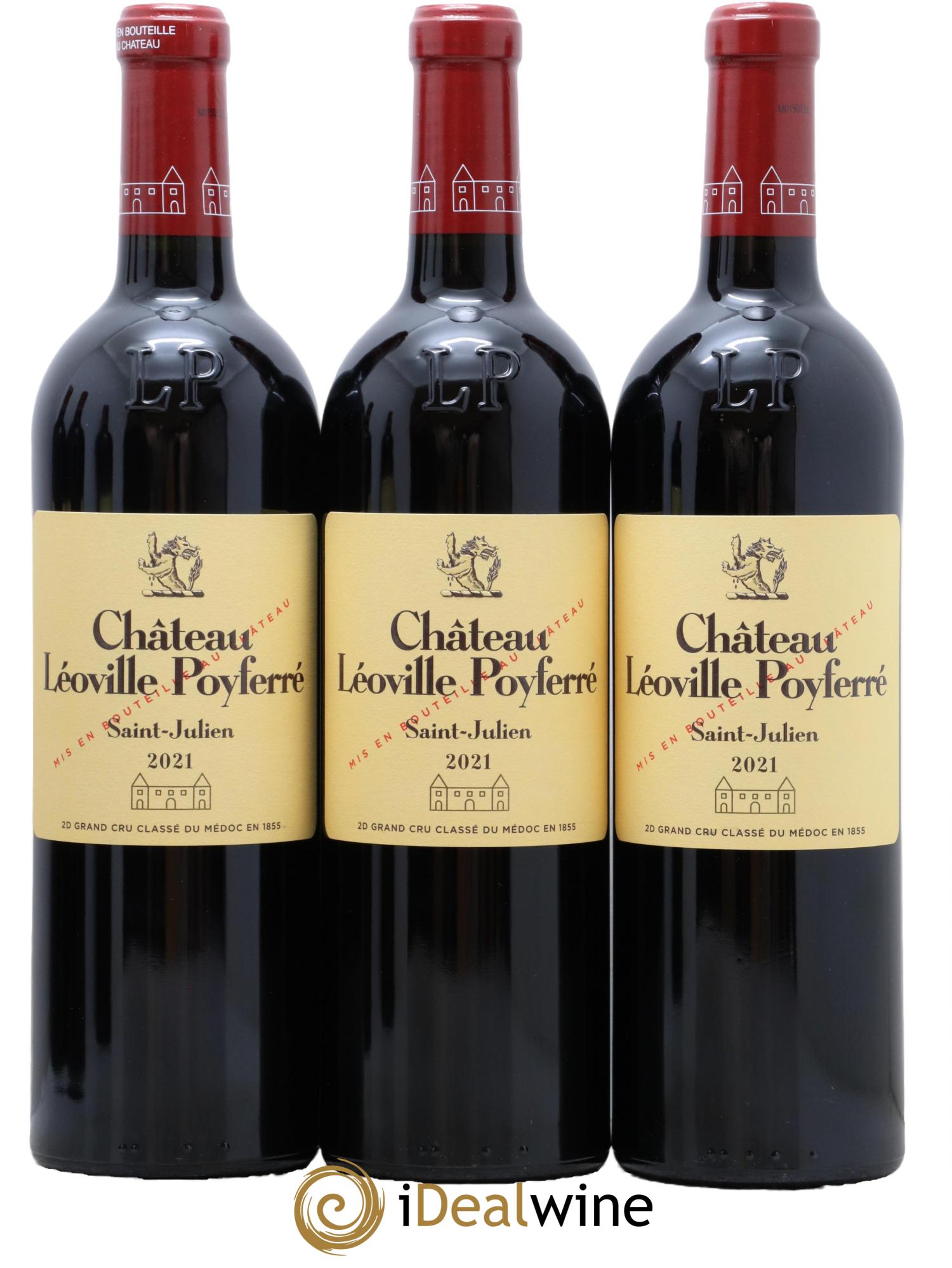 Château Léoville Poyferré 2ème Grand Cru Classé 2021 - Lot de 6 bouteilles - 2