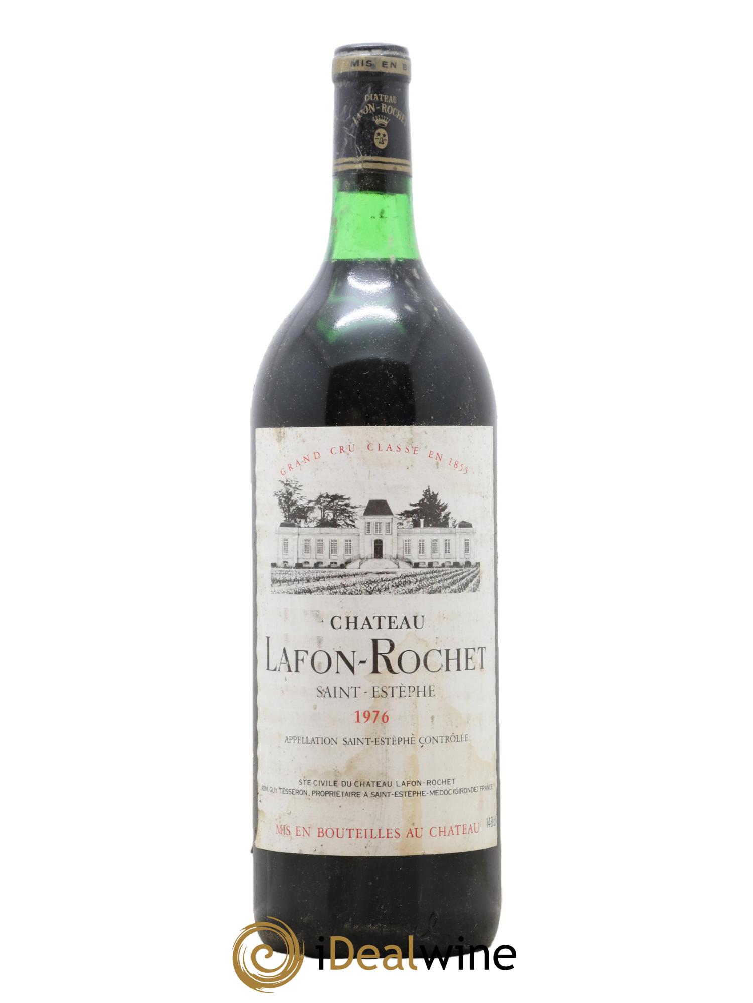 Château Lafon Rochet 4ème Grand Cru Classé 1976 - Lot de 1 magnum - 0