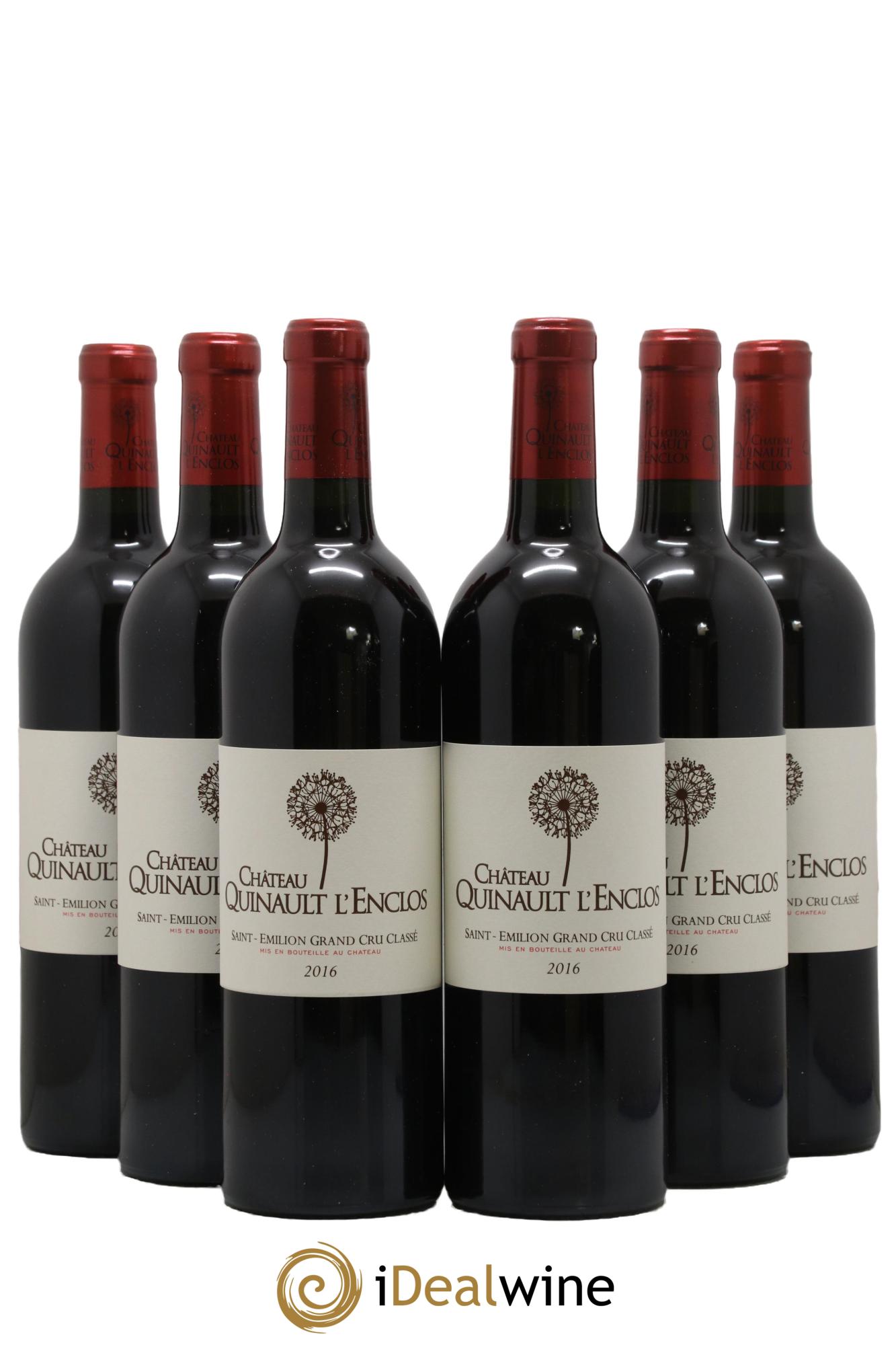 Château Quinault L'Enclos  2016 - Lot of 6 bottles - 0