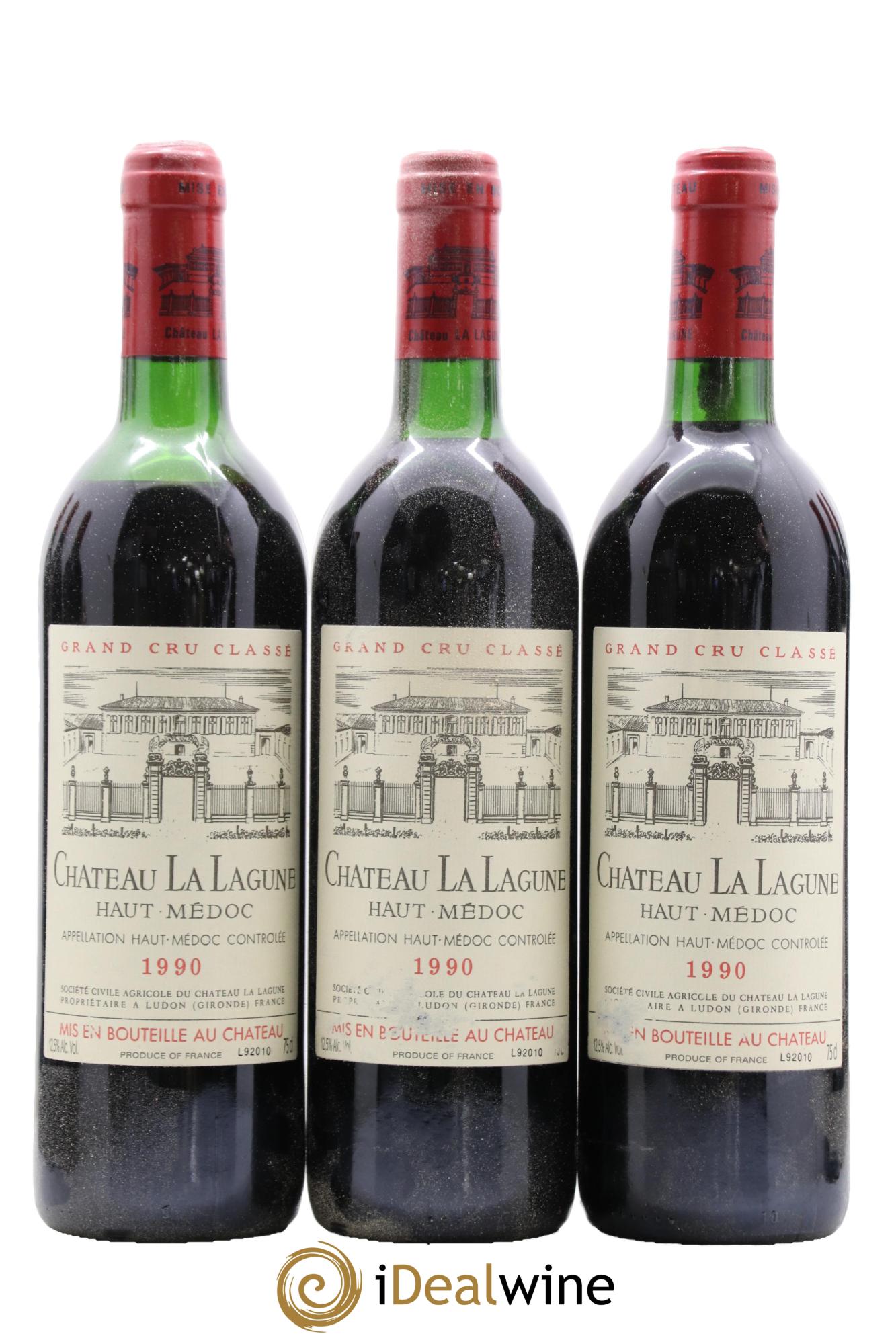 Château la Lagune 3ème Grand Cru Classé 1990 - Posten von 12 Flaschen - 2