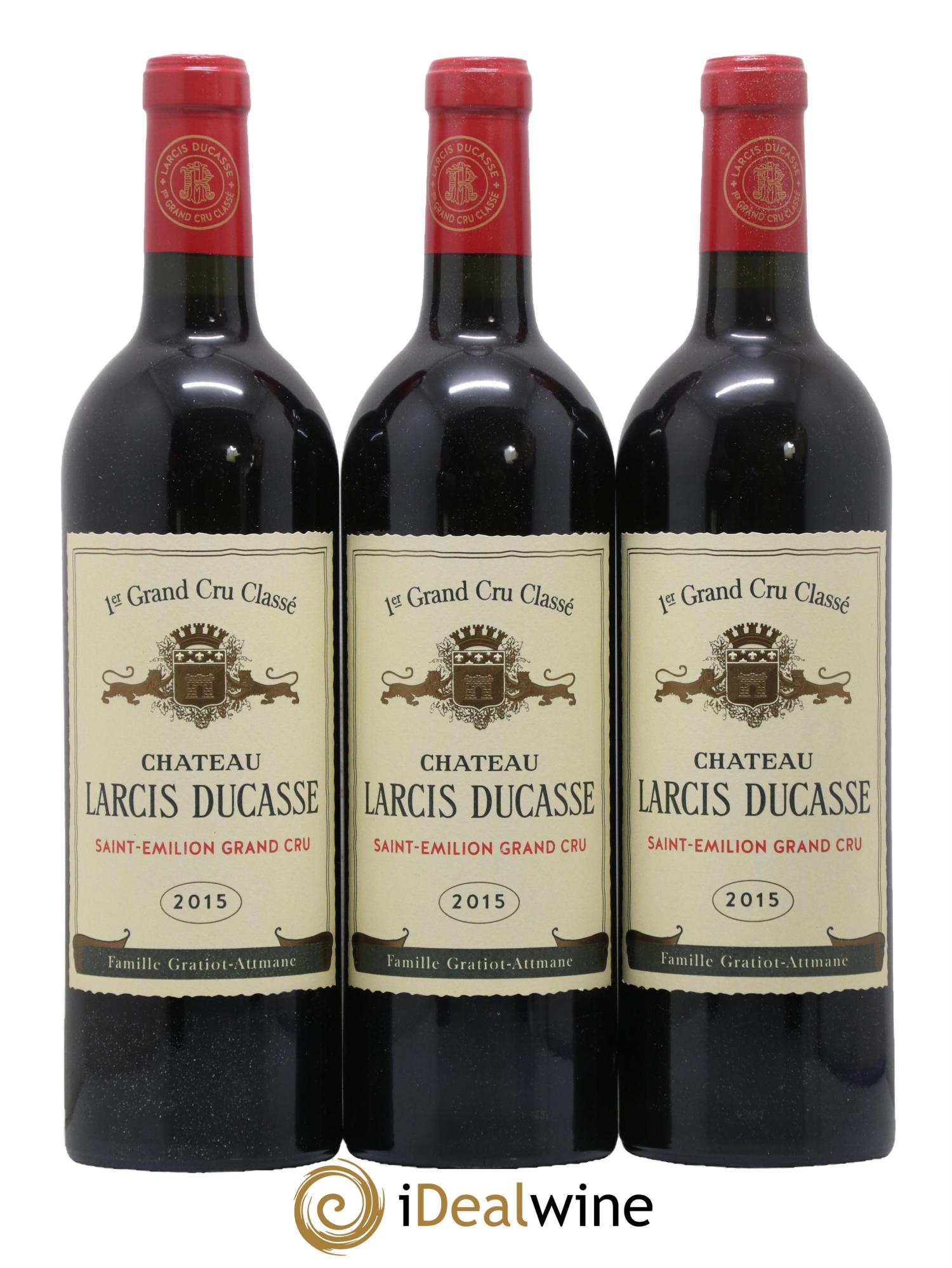 Château Larcis Ducasse 1er Grand Cru Classé B 2015 - Lotto di 6 bottiglie - 1