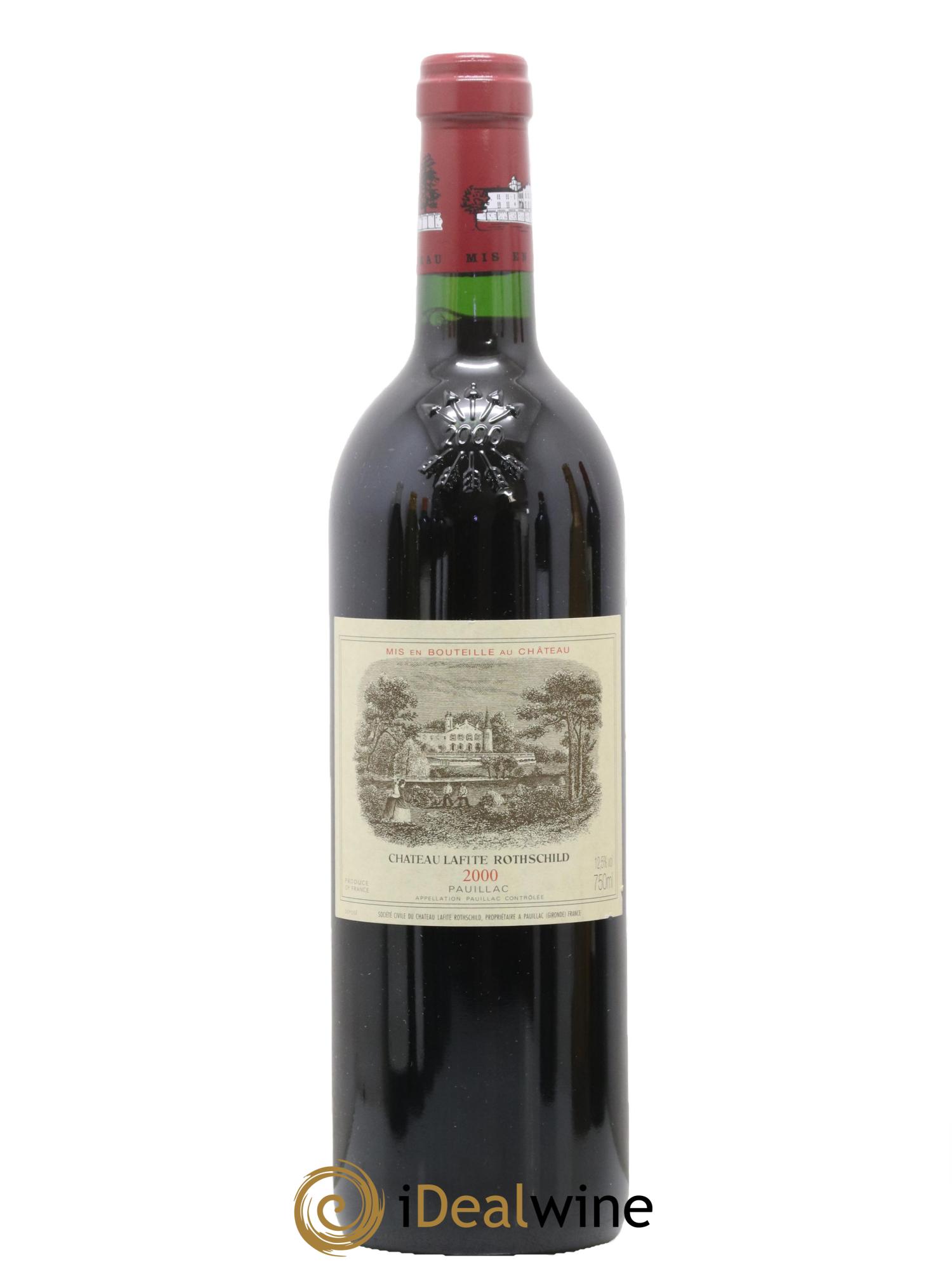 Château Lafite Rothschild 1er Grand Cru Classé 2000 - Posten von 1 Flasche - 0