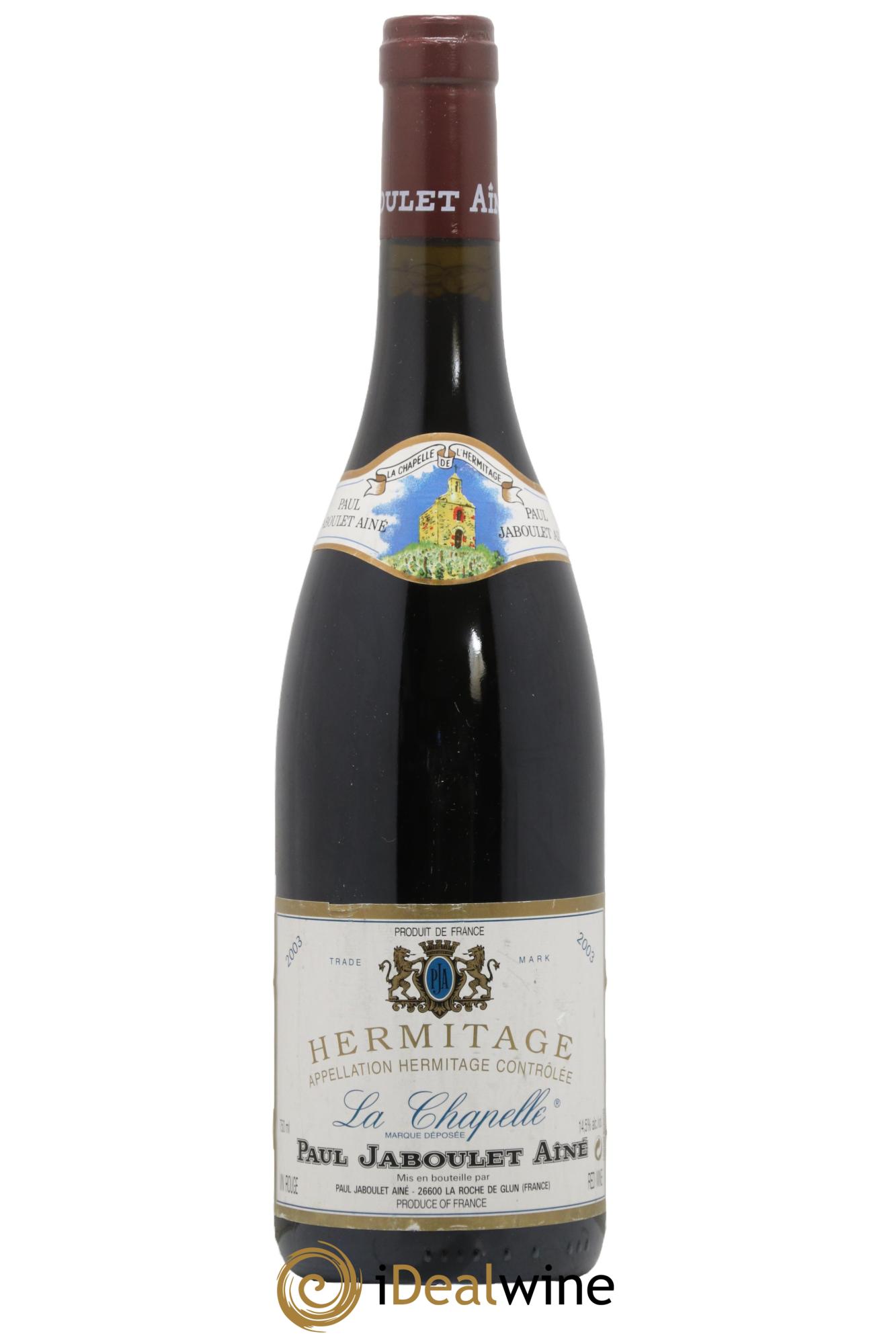 Hermitage La Chapelle Paul Jaboulet Ainé 2003 - Lotto di 1 bottiglia - 0