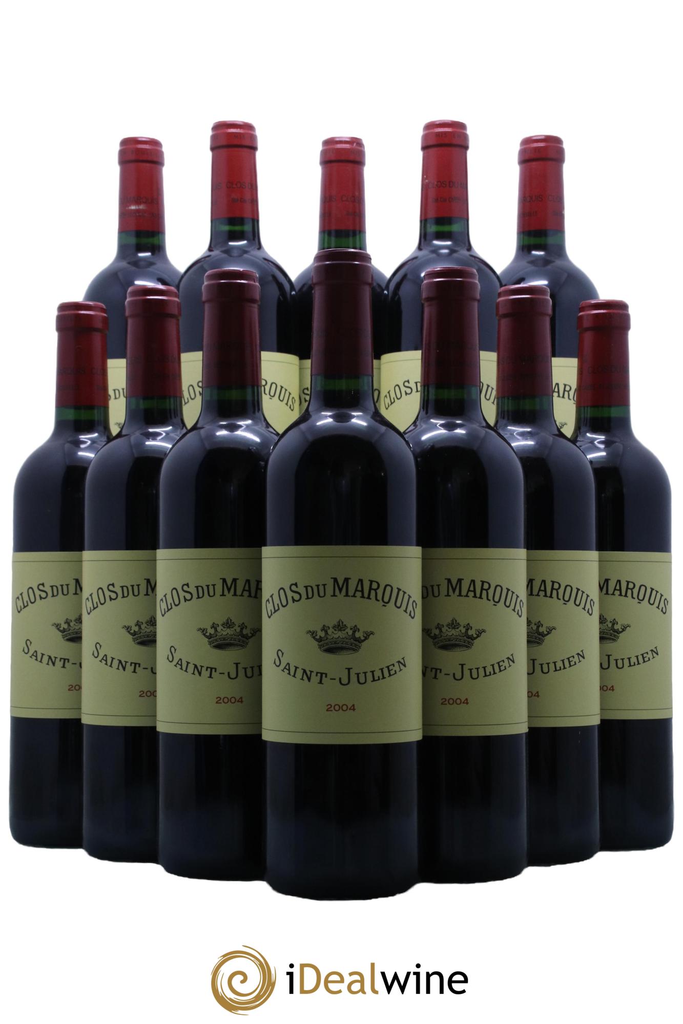 Clos du Marquis  2004 - Lot of 12 bottles - 0