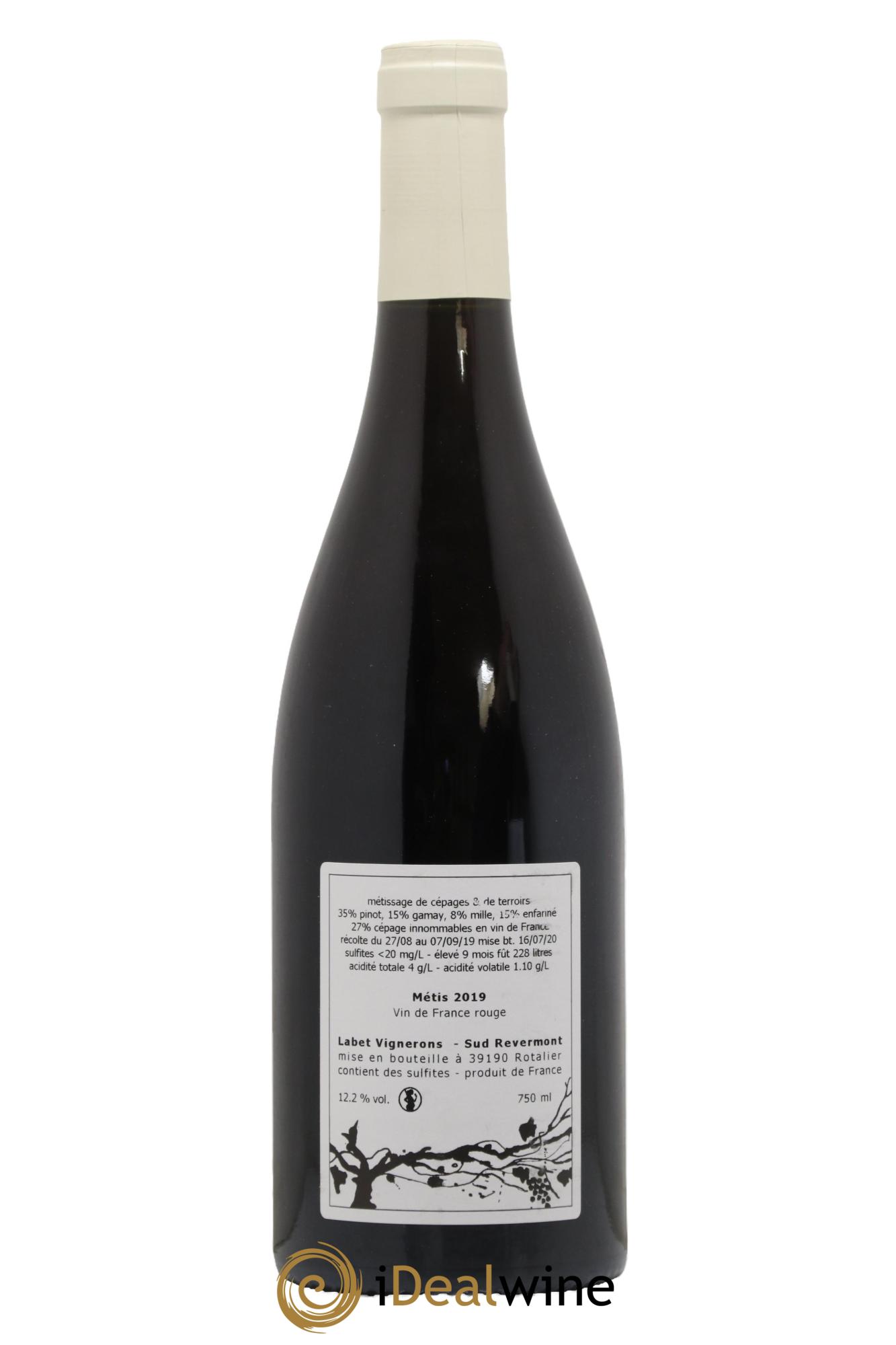 Vin de France Métis Romain - Julien  - Charline Labet 2019 - Posten von 1 Flasche - 1