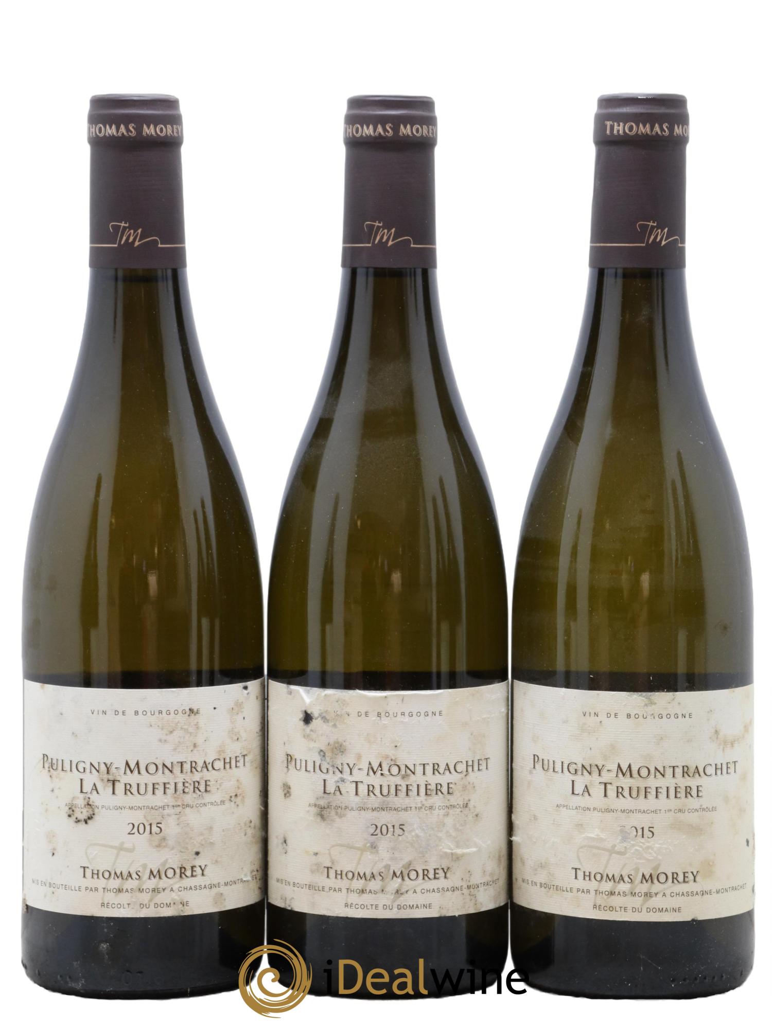 Puligny-Montrachet 1er Cru La Truffière Thomas Morey  2015 - Posten von 3 Flaschen - 0