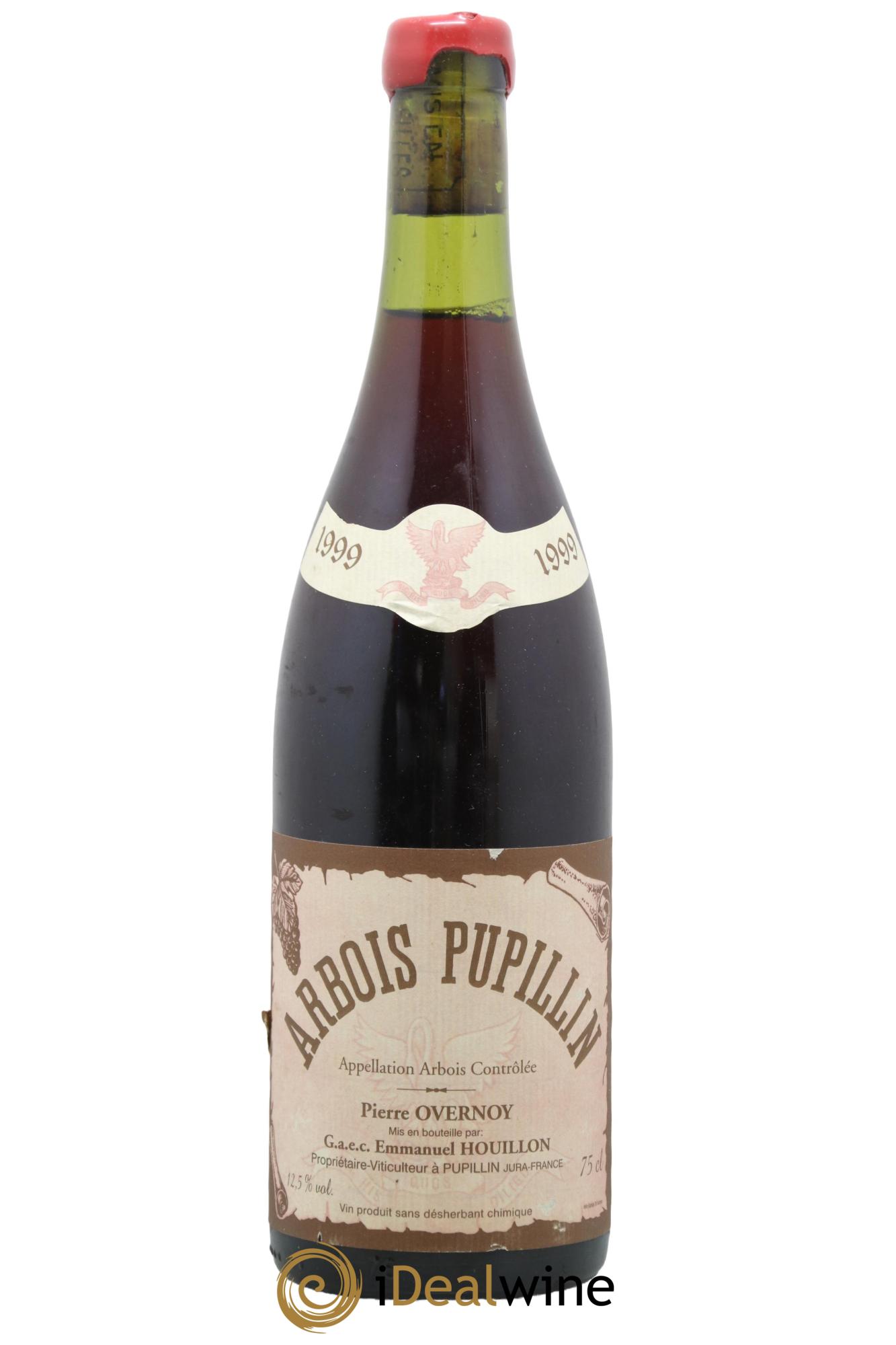 Arbois Pupillin Poulsard (cire rouge) Overnoy-Houillon (Domaine)  1999 - Lot de 1 bouteille - 0