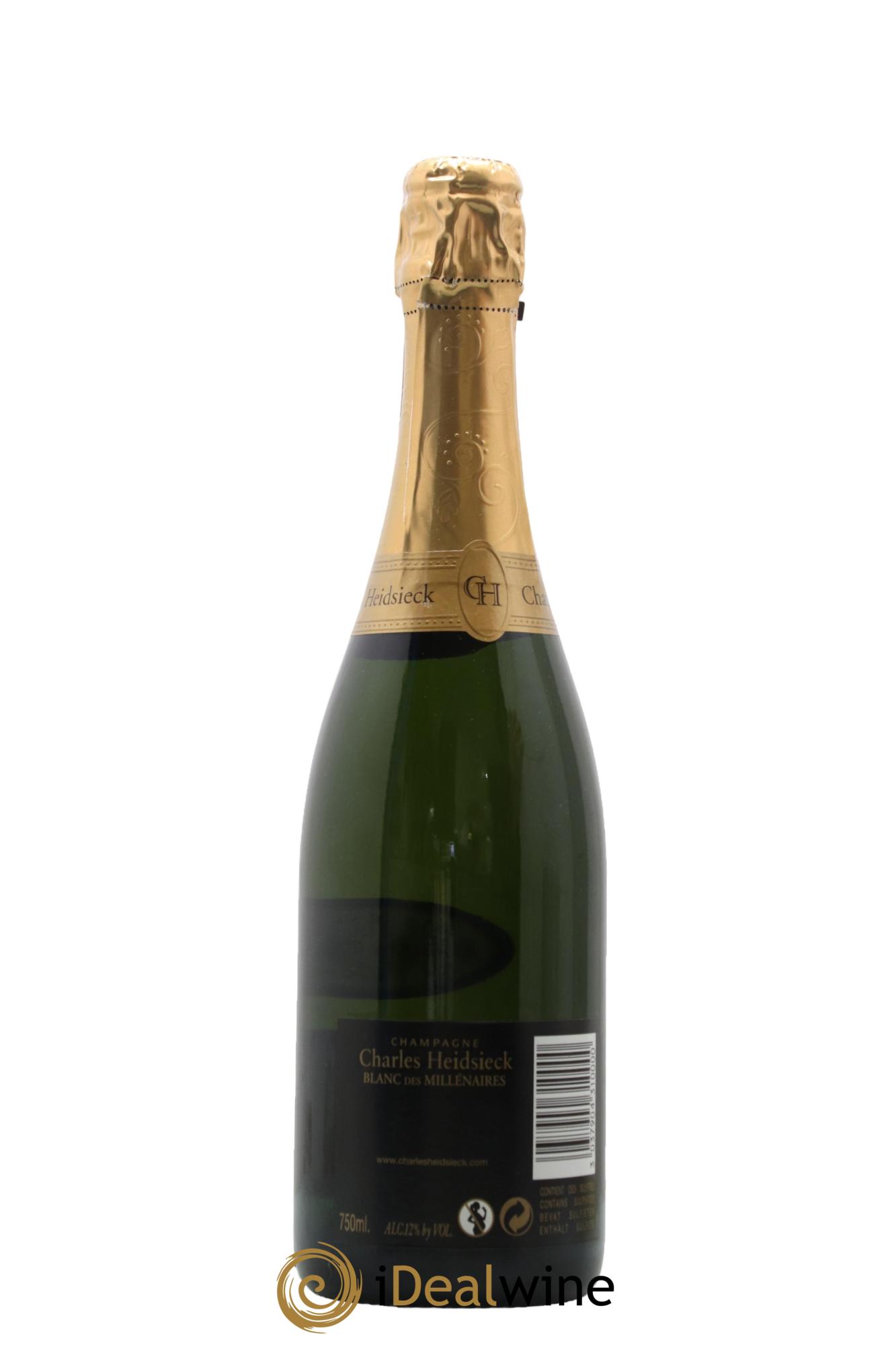 Blanc de Blancs Blanc des Millénaires Brut Charles Heidsieck  1995 - Lot de 1 bouteille - 2