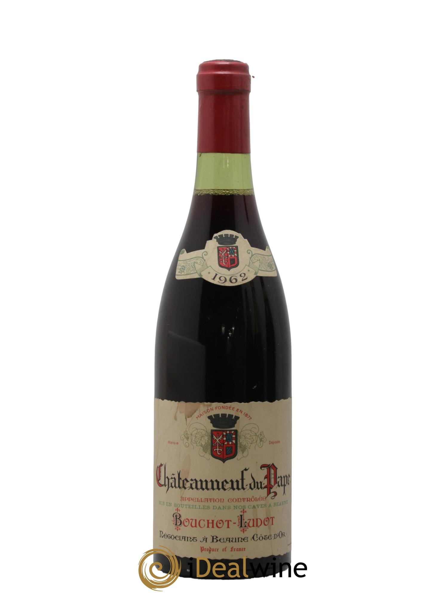 Châteauneuf-du-Pape Bouchot Ludot 1962 - Lotto di 1 bottiglia - 0