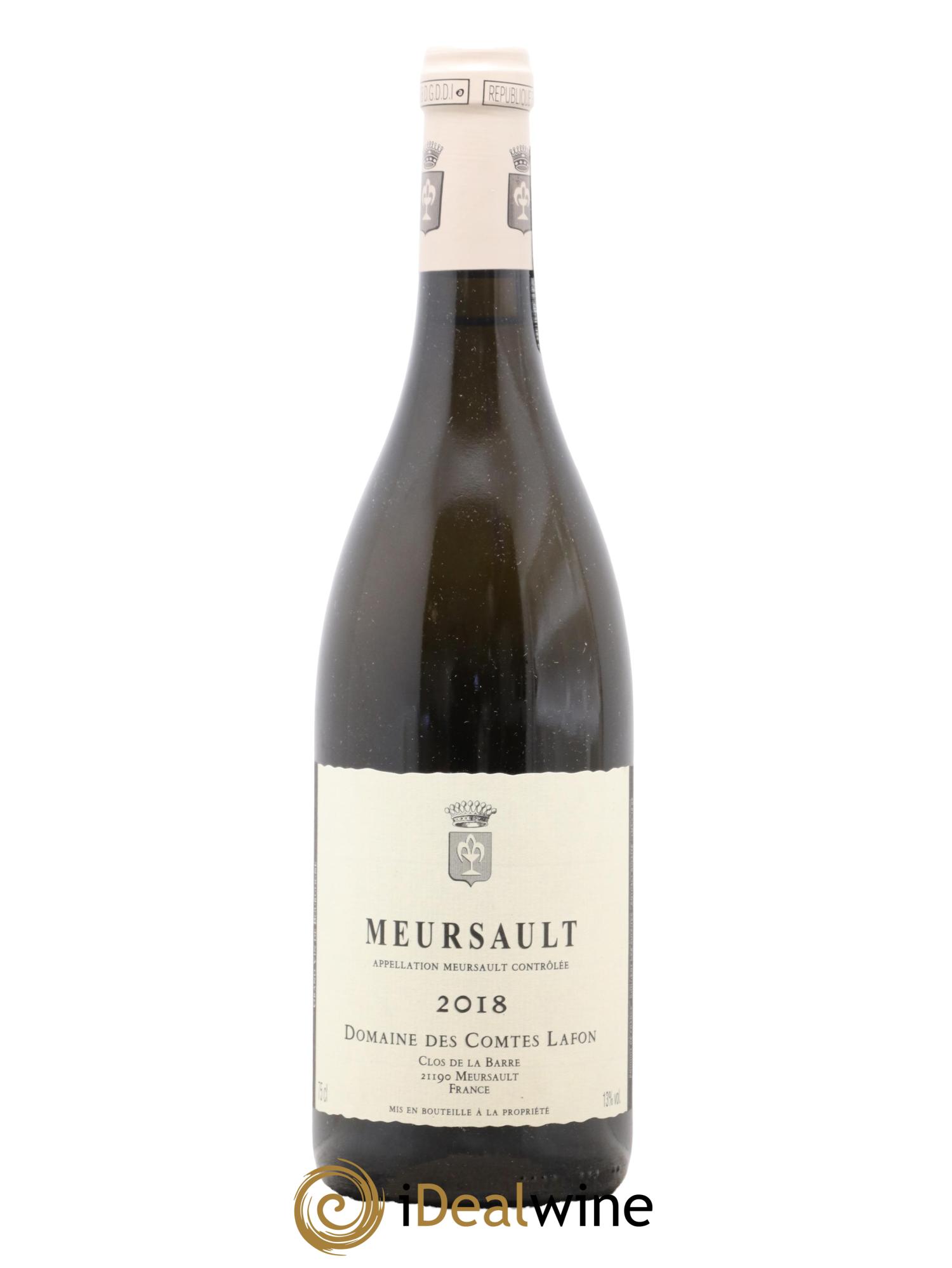 Meursault Comtes Lafon (Domaine des) 2018 - Lot de 1 bouteille - 0