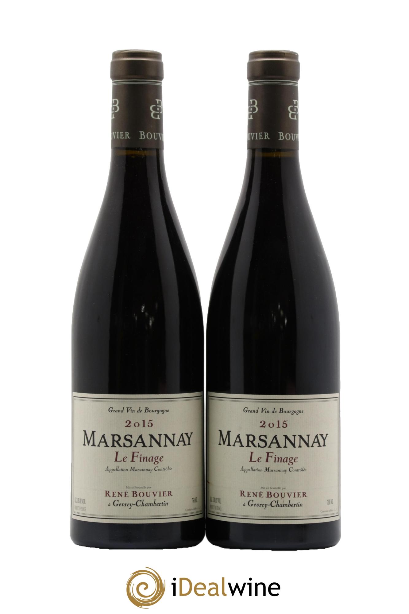 Marsannay Le Finage René Bouvier (Domaine) 2015 - Lotto di 2 bottiglie - 0