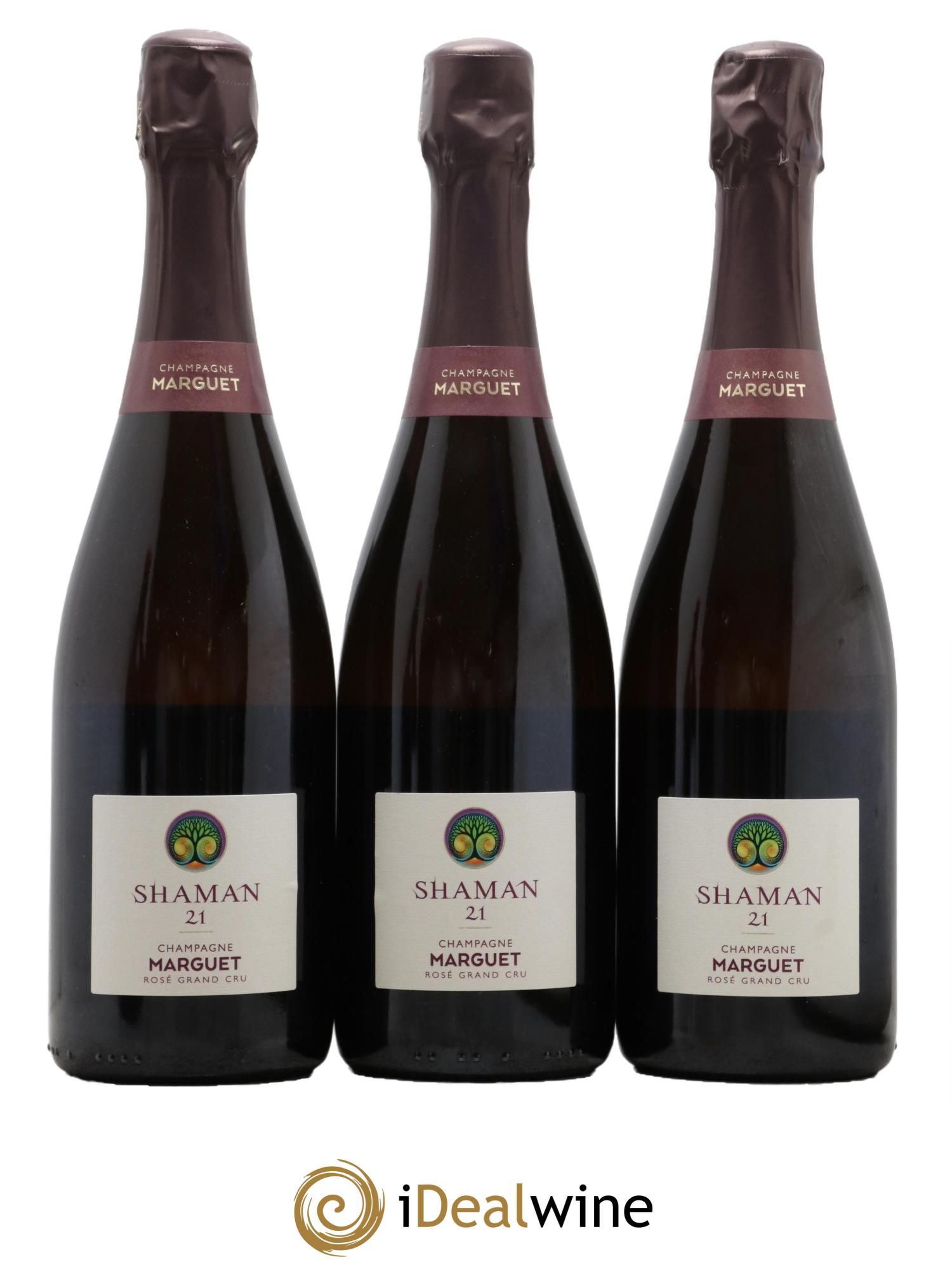 Shaman Grand Cru Brut Marguet 2021 - Lotto di 3 bottiglie - 0