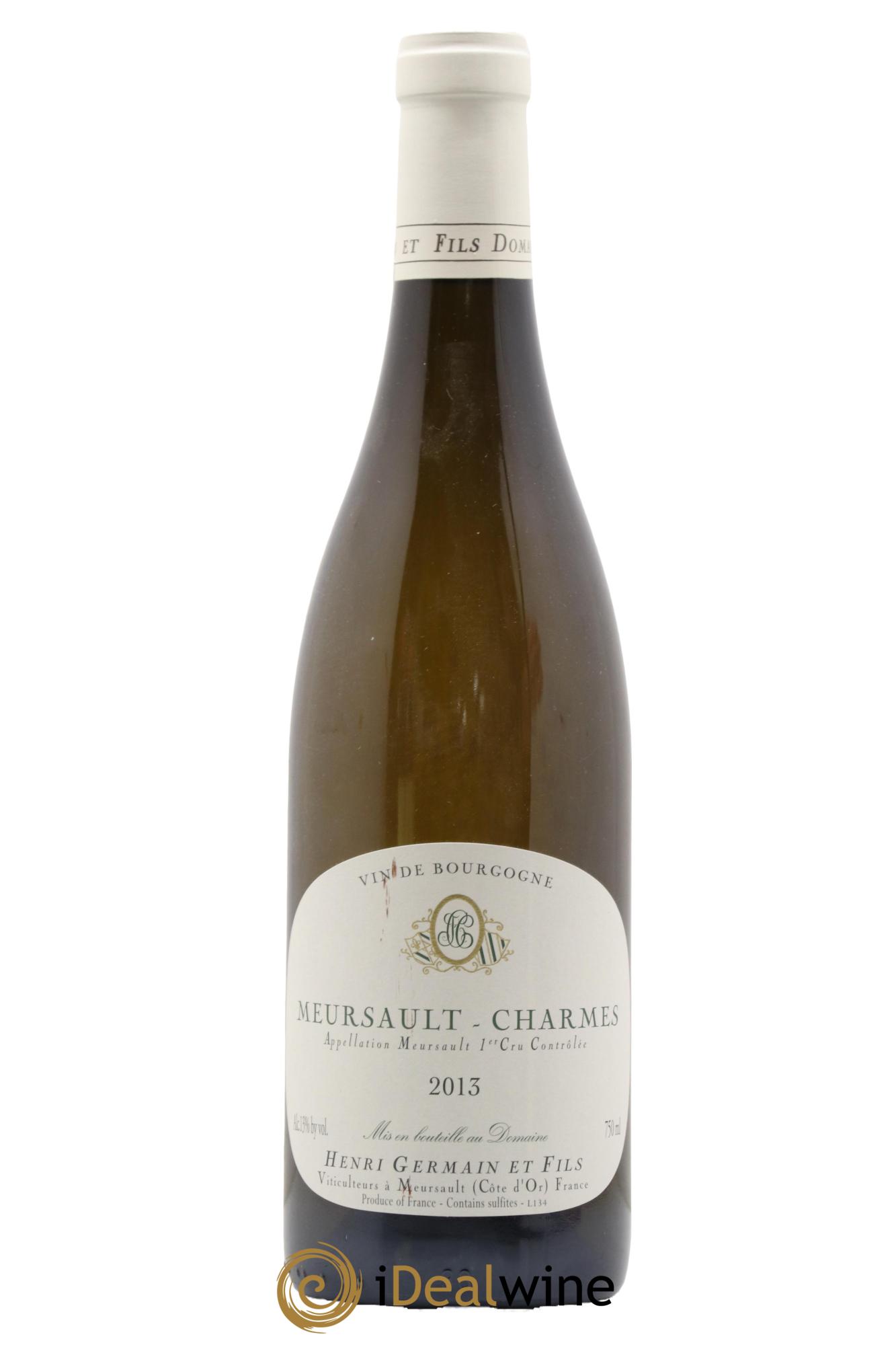 Meursault 1er Cru Charmes Henri Germain 2013 - Lot de 1 bouteille - 0