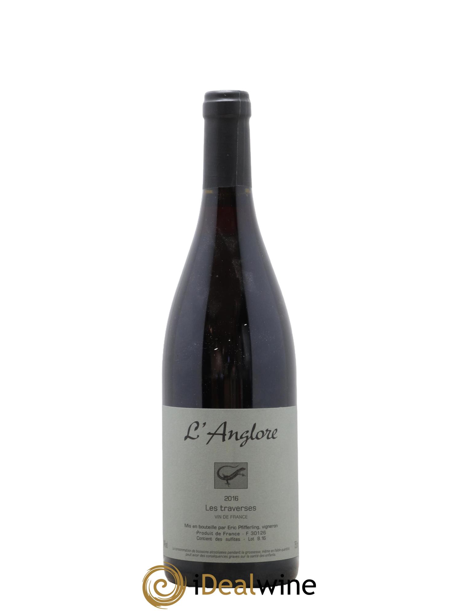 Vin de France Les Traverses L'Anglore 2016 - Posten von 1 Flasche - 0