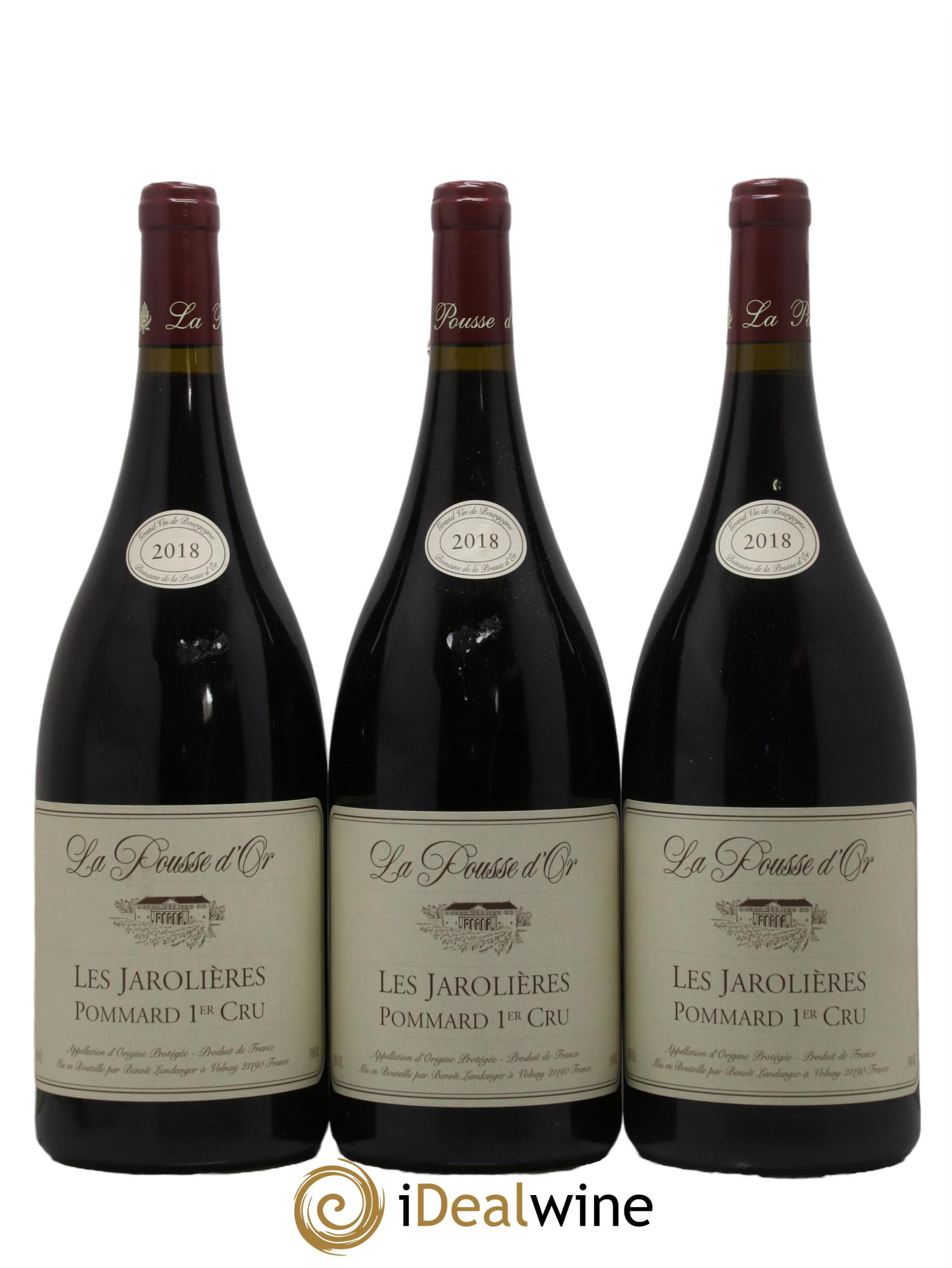 Pommard 1er Cru Les Jarollières La Pousse d'Or (Domaine de) 2018 - Posten von 3 Magnum - 0