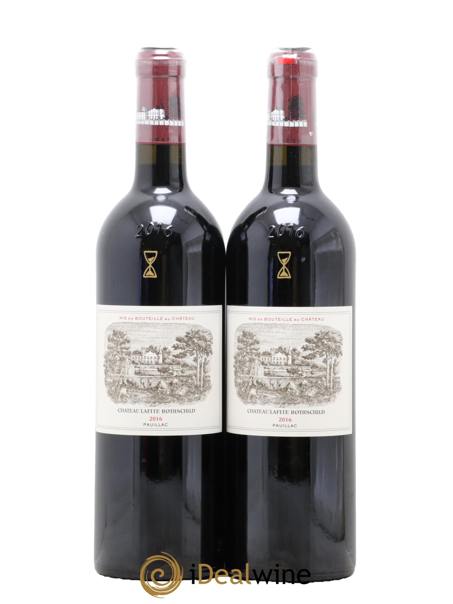 Château Lafite Rothschild 1er Grand Cru Classé 2016 - Lotto di 2 bottiglie - 0