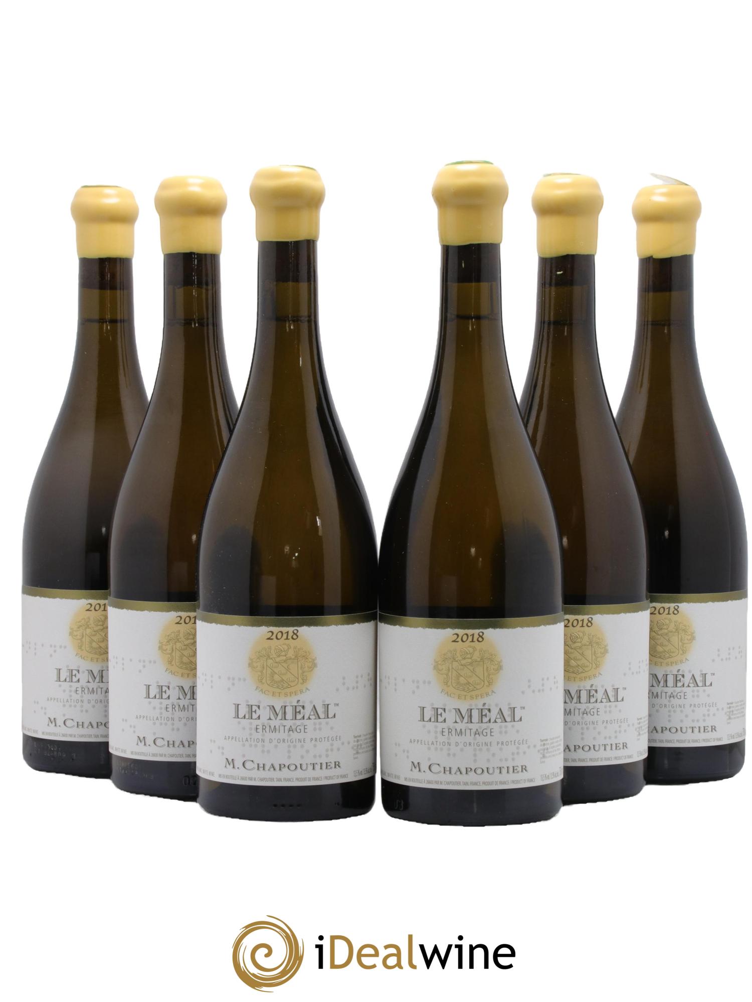 Hermitage Ermitage Le Méal Chapoutier 2018 - Lotto di 6 bottiglie - 0