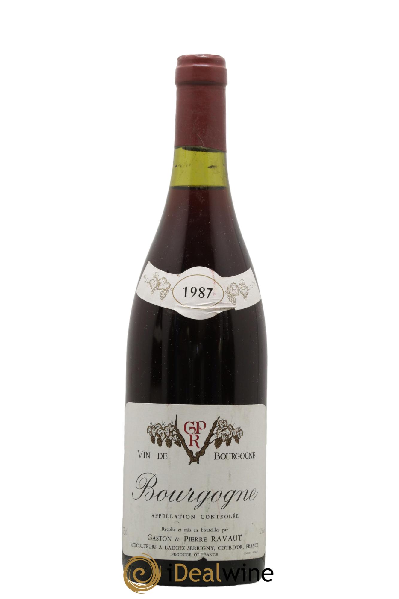 Bourgogne Gaston et Pierre Ravaut 1987 - Lot de 1 bouteille - 0