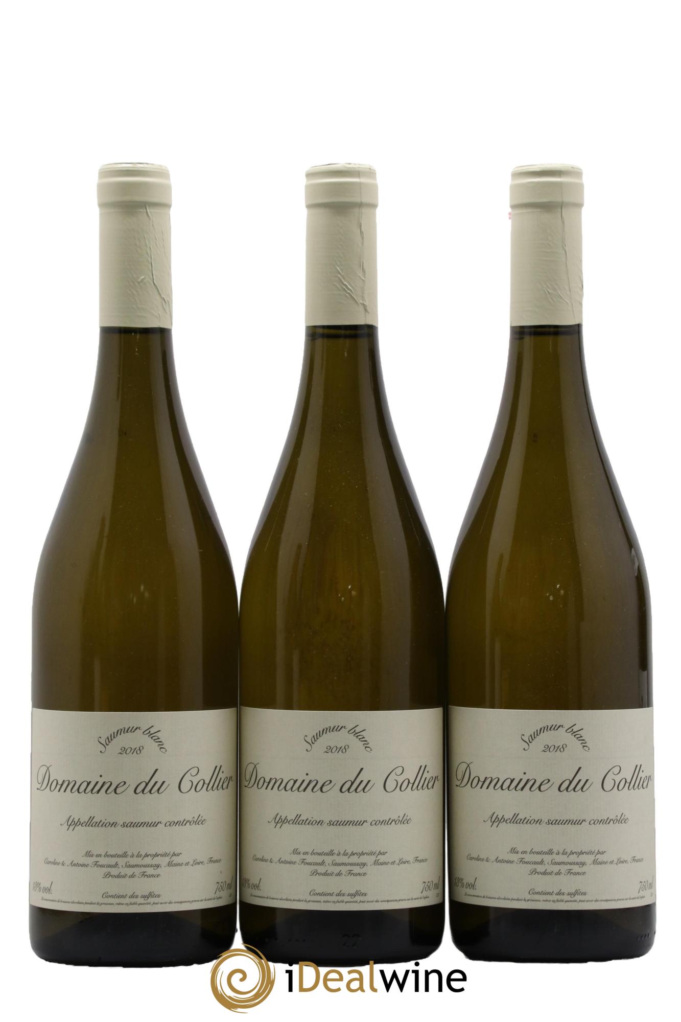 Saumur Domaine du Collier 2018 - Lot de 3 bouteilles - 0