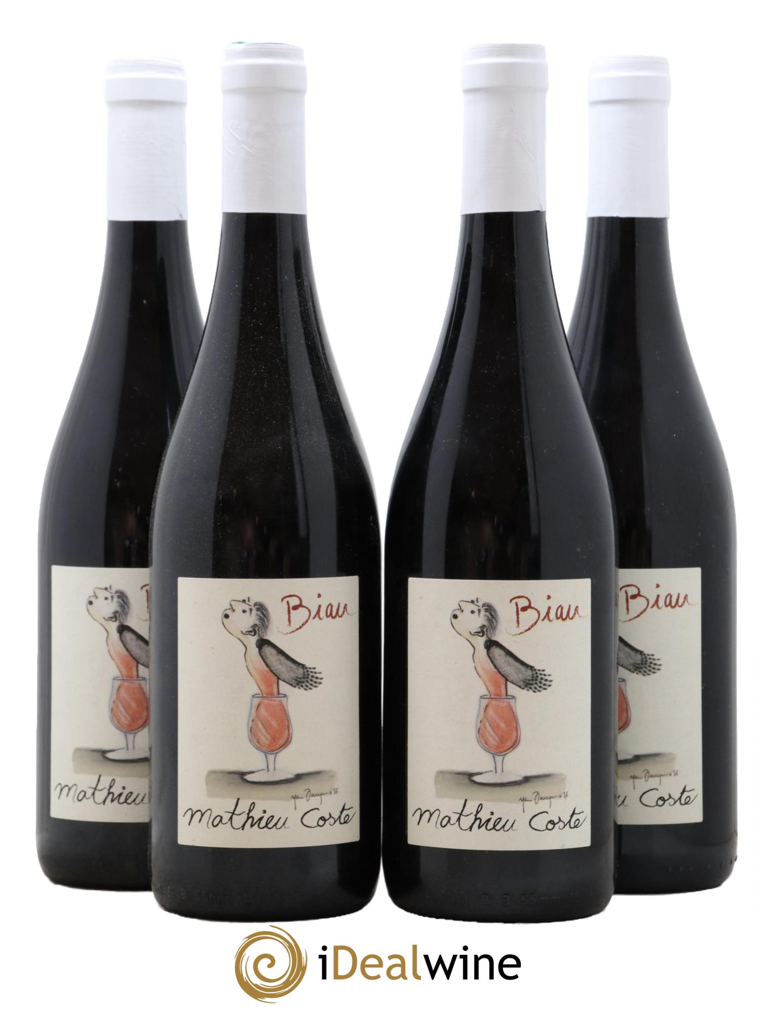 Vin de France Biau Mathieu Coste 2012 - Lot of 4 bottles - 0