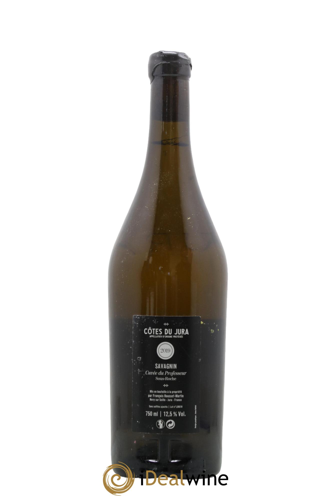 Côtes du Jura Savagnin Cuvée du Professeur François Rousset Martin 2019 - Lotto di 1 bottiglia - 1