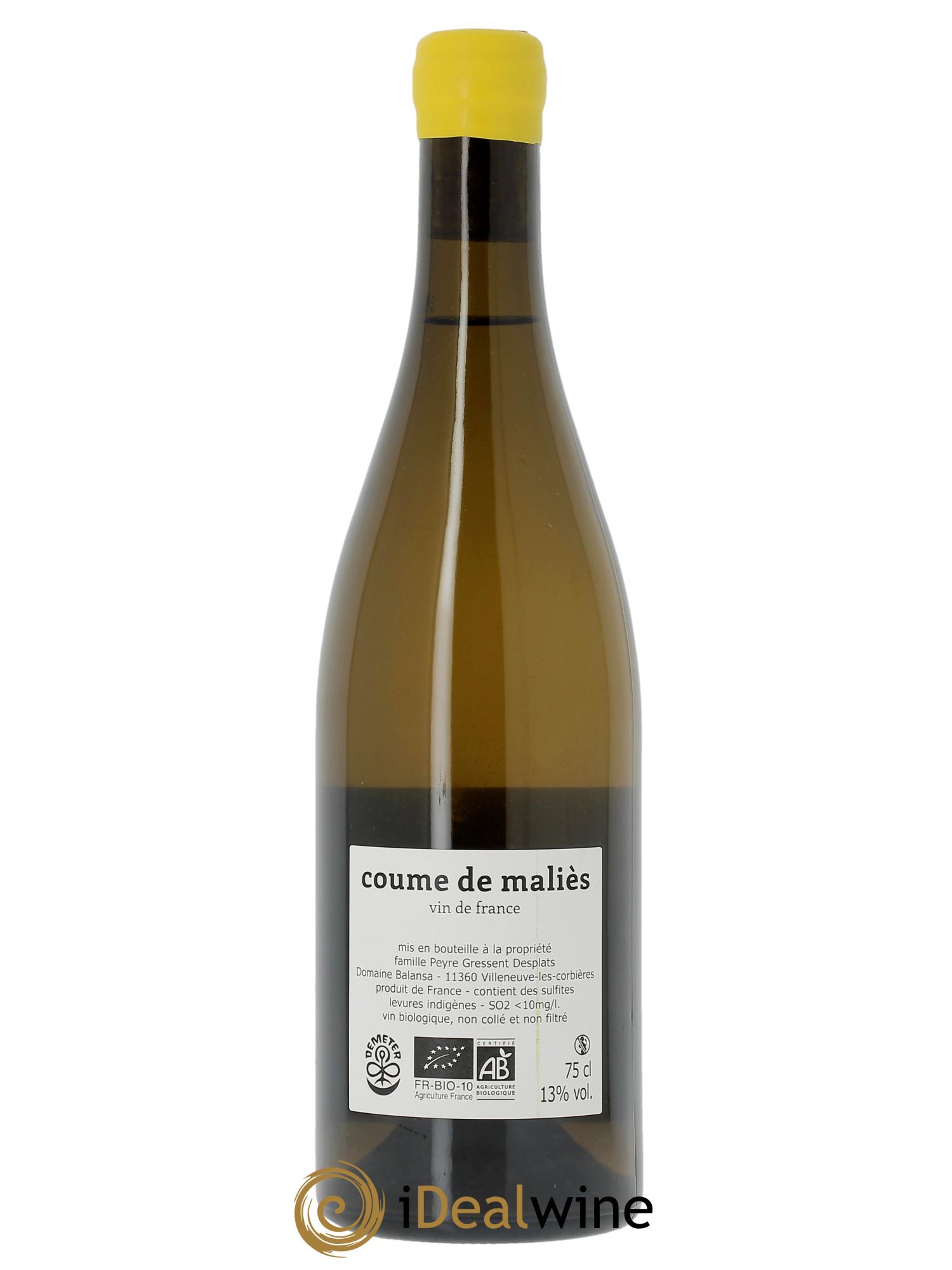 Vin de France Coume de Maliès Balansa (Domaine)  2023 - Lotto di 1 bottiglia - 1