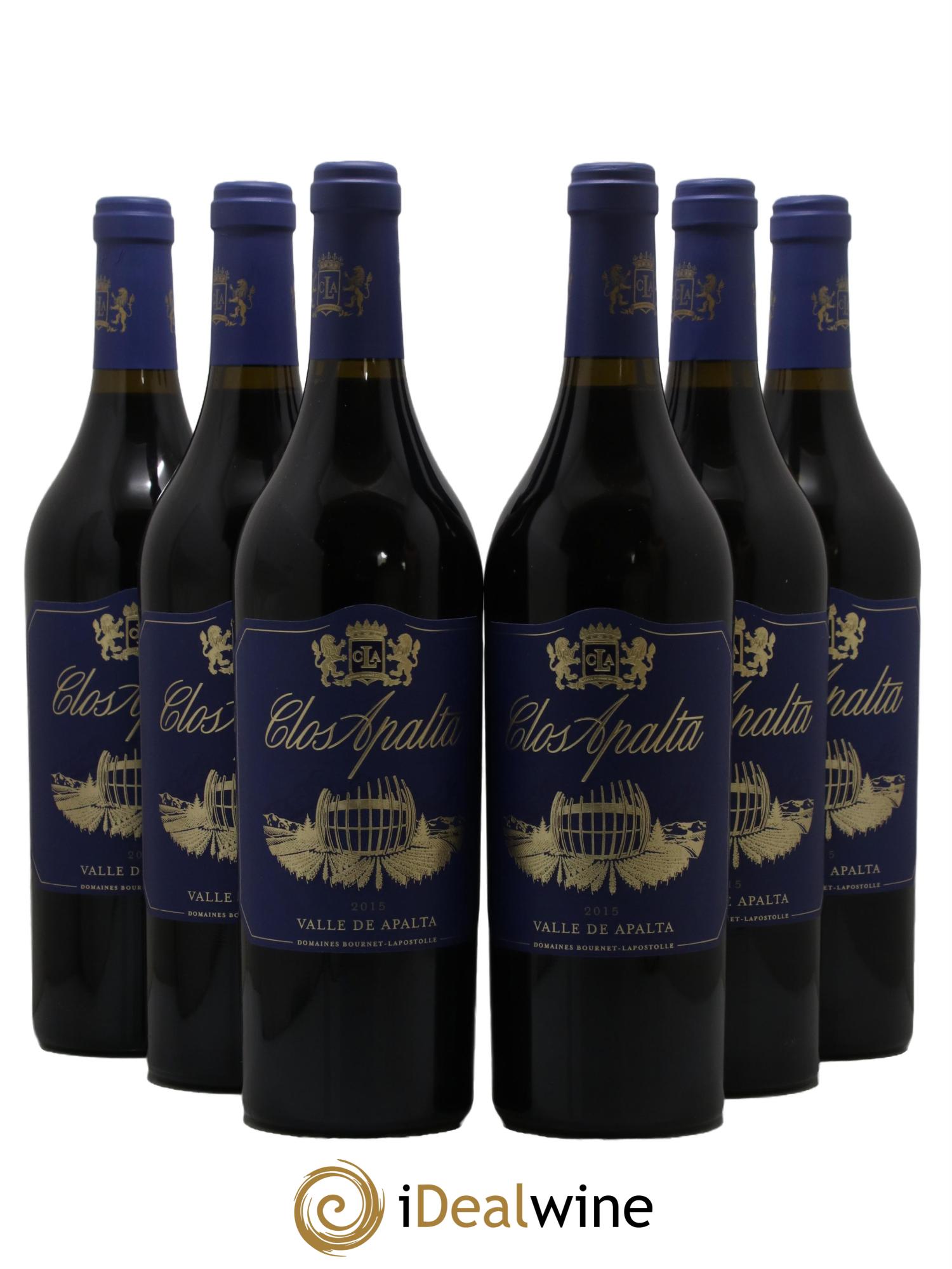 Colchagua Casa Lapostolle Clos Apalta 2015 - Lot de 6 bouteilles - 0