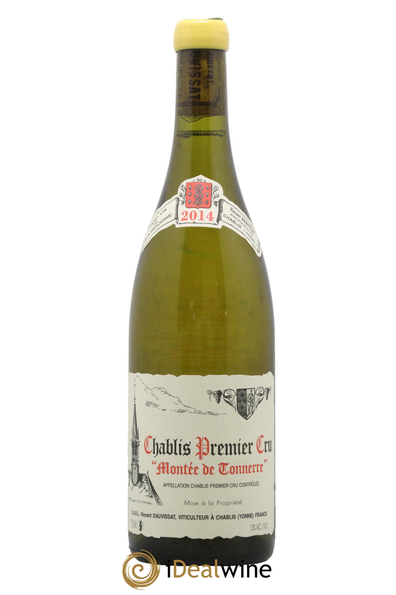 Chablis 1er Cru Montée de Tonnerre Vincent Dauvissat (Domaine) 2014 - Lot of 1 bottle - 0