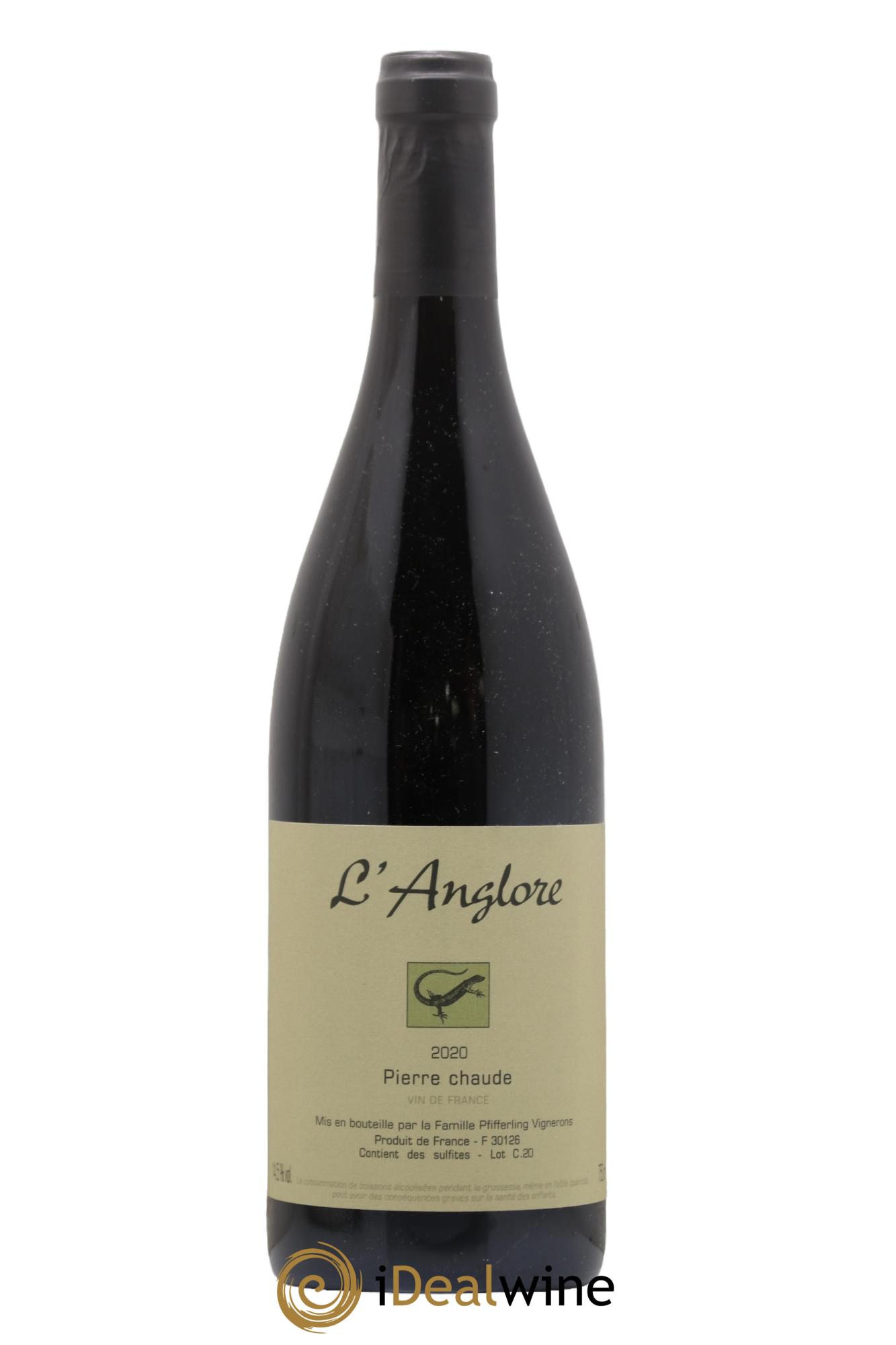 Vin de France Pierre chaude L'Anglore  2020 - Lot of 1 bottle - 0