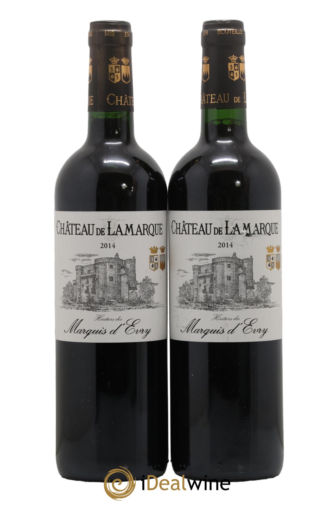 Château de Lamarque Cru Bourgeois 2014 - Lot de 2 bouteilles - 0