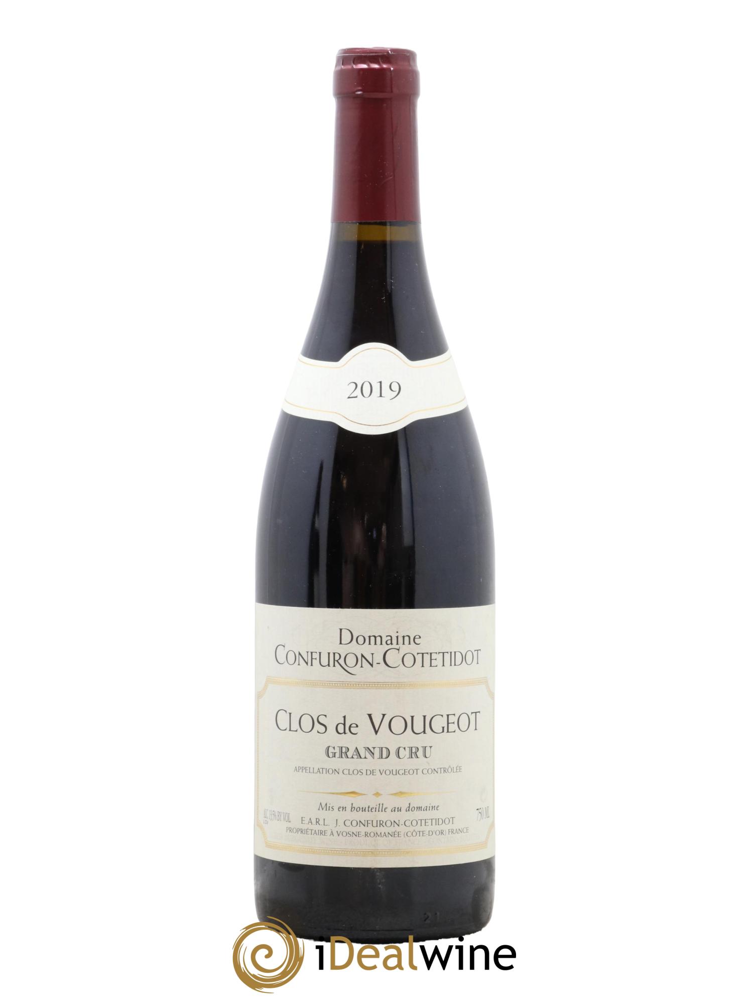 Clos de Vougeot Grand Cru Confuron-Cotetidot 2019 - Posten von 1 Flasche - 0