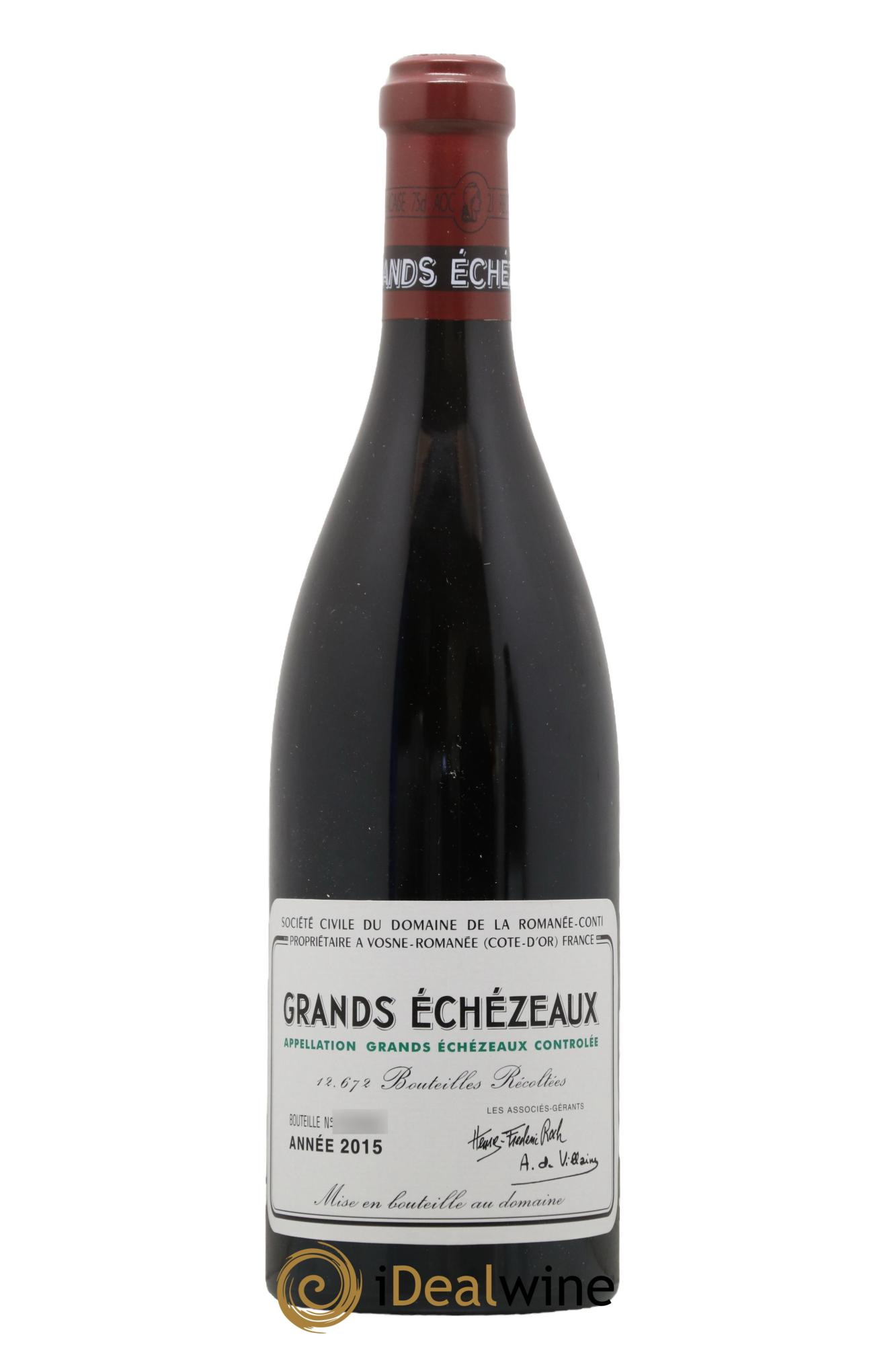 Grands-Echezeaux Grand Cru Domaine de la Romanée-Conti 2015 - Lot of 1 bottle - 0