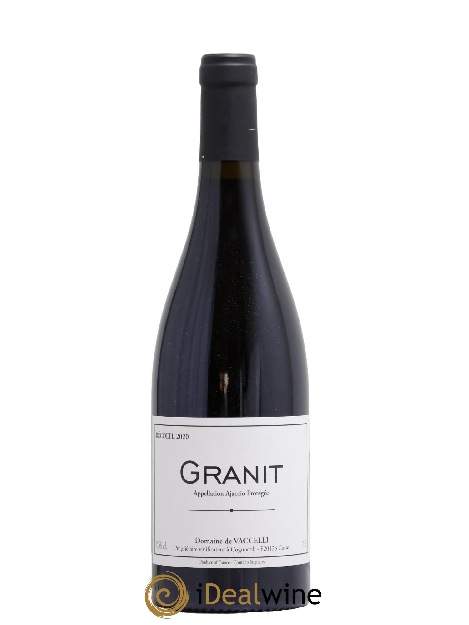 Ajaccio Granit Vaccelli 2020 - Posten von 1 Flasche - 0