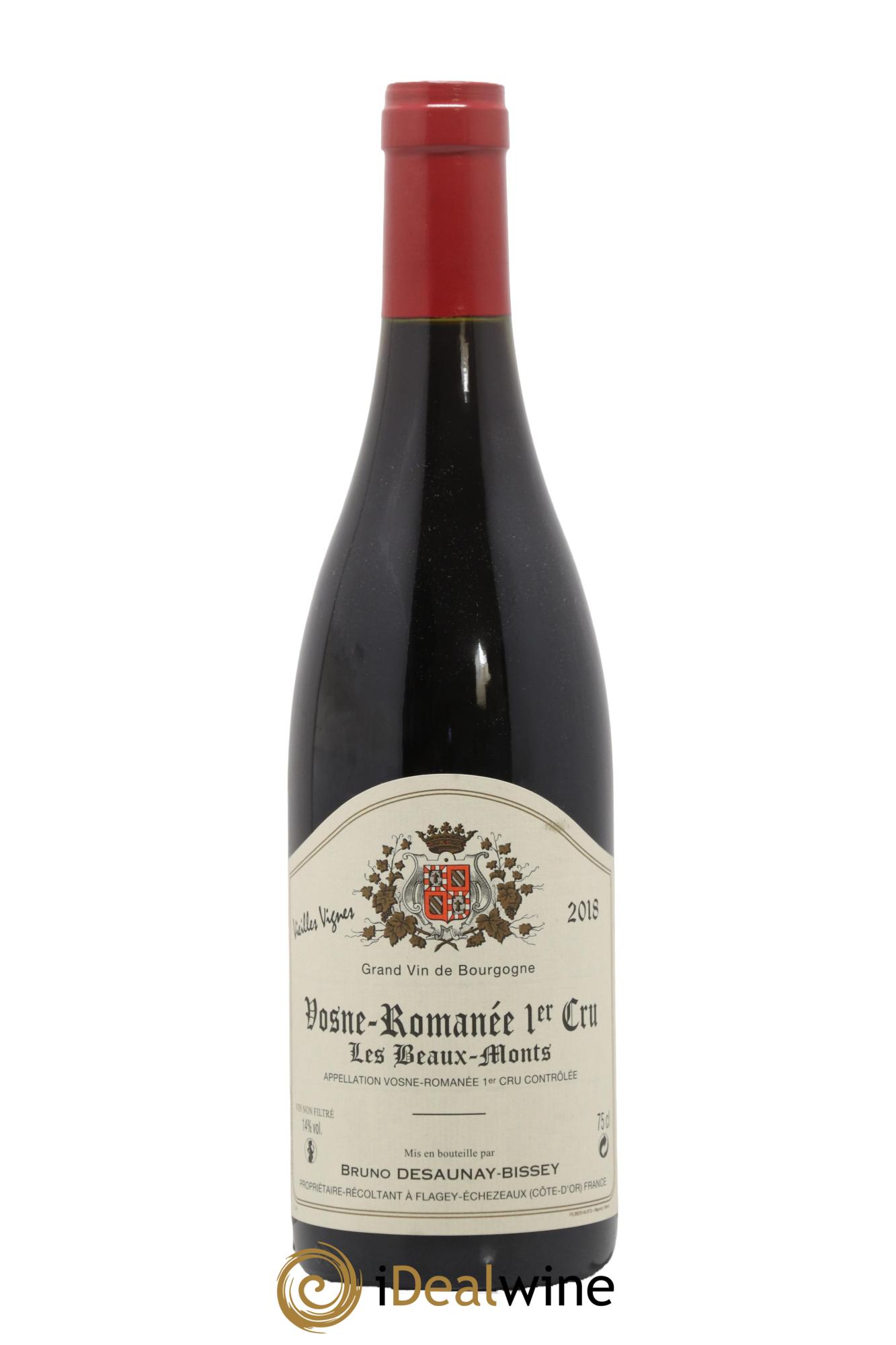 Vosne-Romanée 1er Cru Les Beaux Monts Vieilles Vignes Bruno Desauney-Bissey  2018 - Lot de 1 bouteille - 0