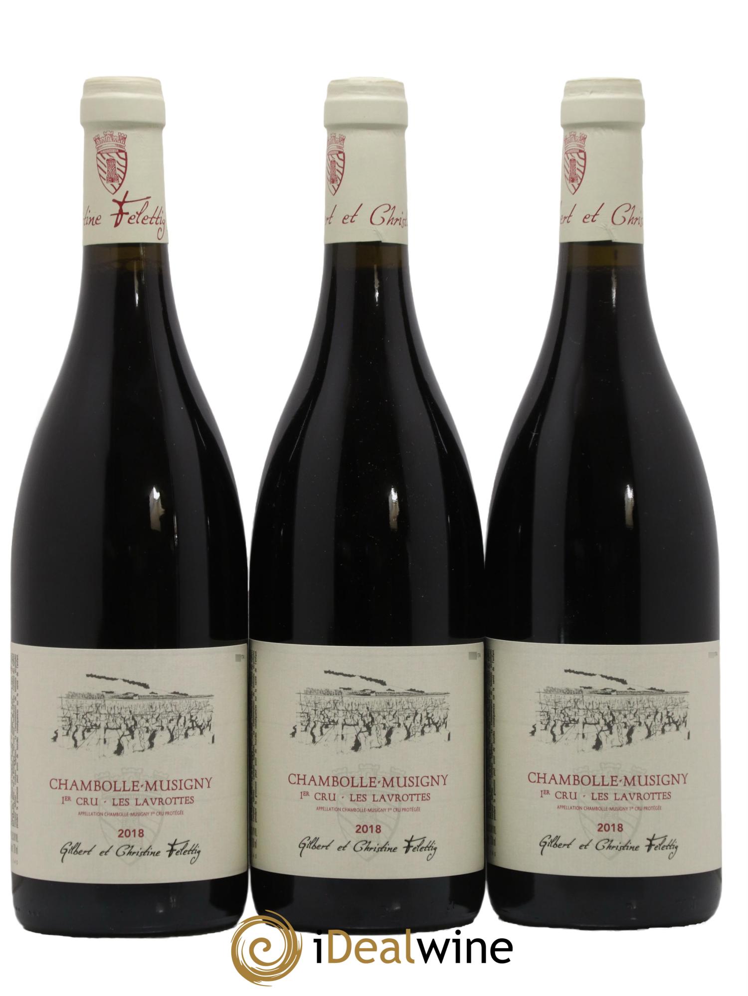 Chambolle-Musigny 1er Cru Les Lavrottes Felettig (Domaine) 2018 - Lot de 3 bouteilles - 0