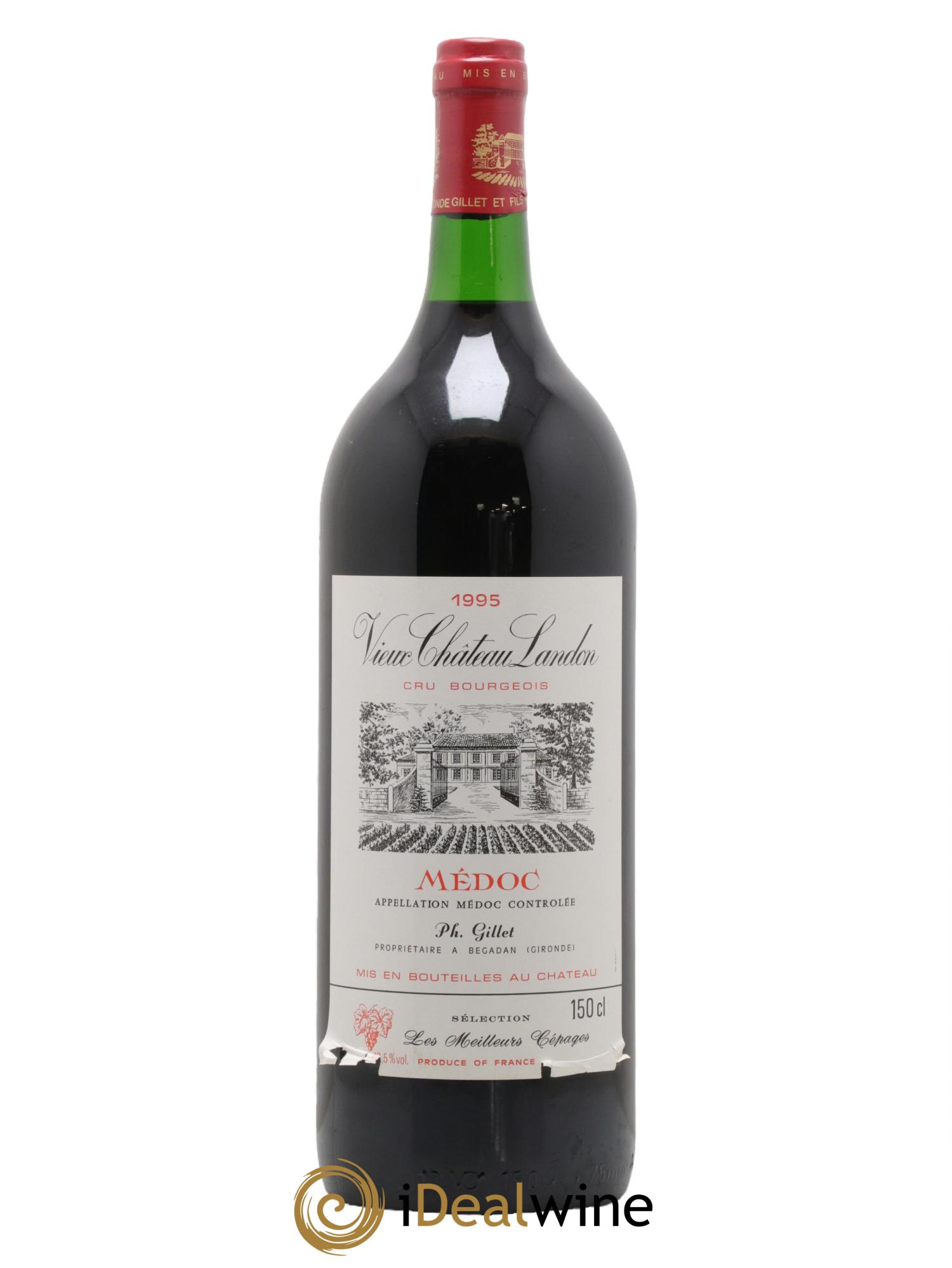 Vieux Château Landon Cru Bourgeois 1995 - Lot de 1 magnum - 0