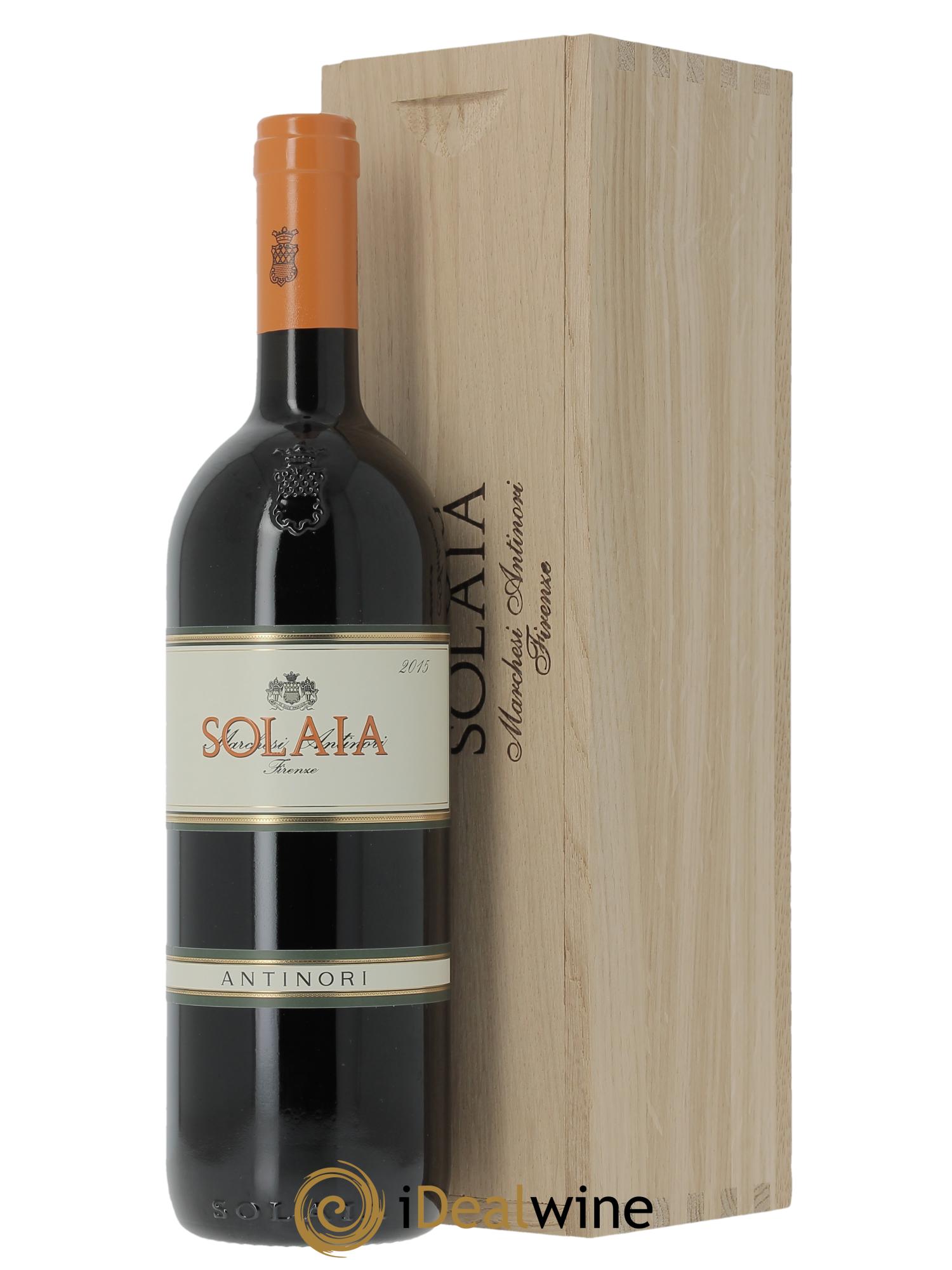 Toscana IGT Solaia Tenuta Tignanello - Antinori (Cassetta in legno a partire da  1 bt) 2015 - Lotto di 1 bottiglia - 0