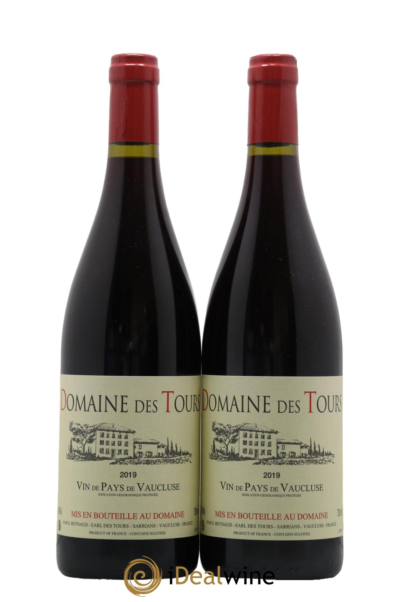 IGP Vaucluse (Vin de Pays de Vaucluse) Domaine des Tours Emmanuel Reynaud  2019 - Posten von 2 Flaschen - 0