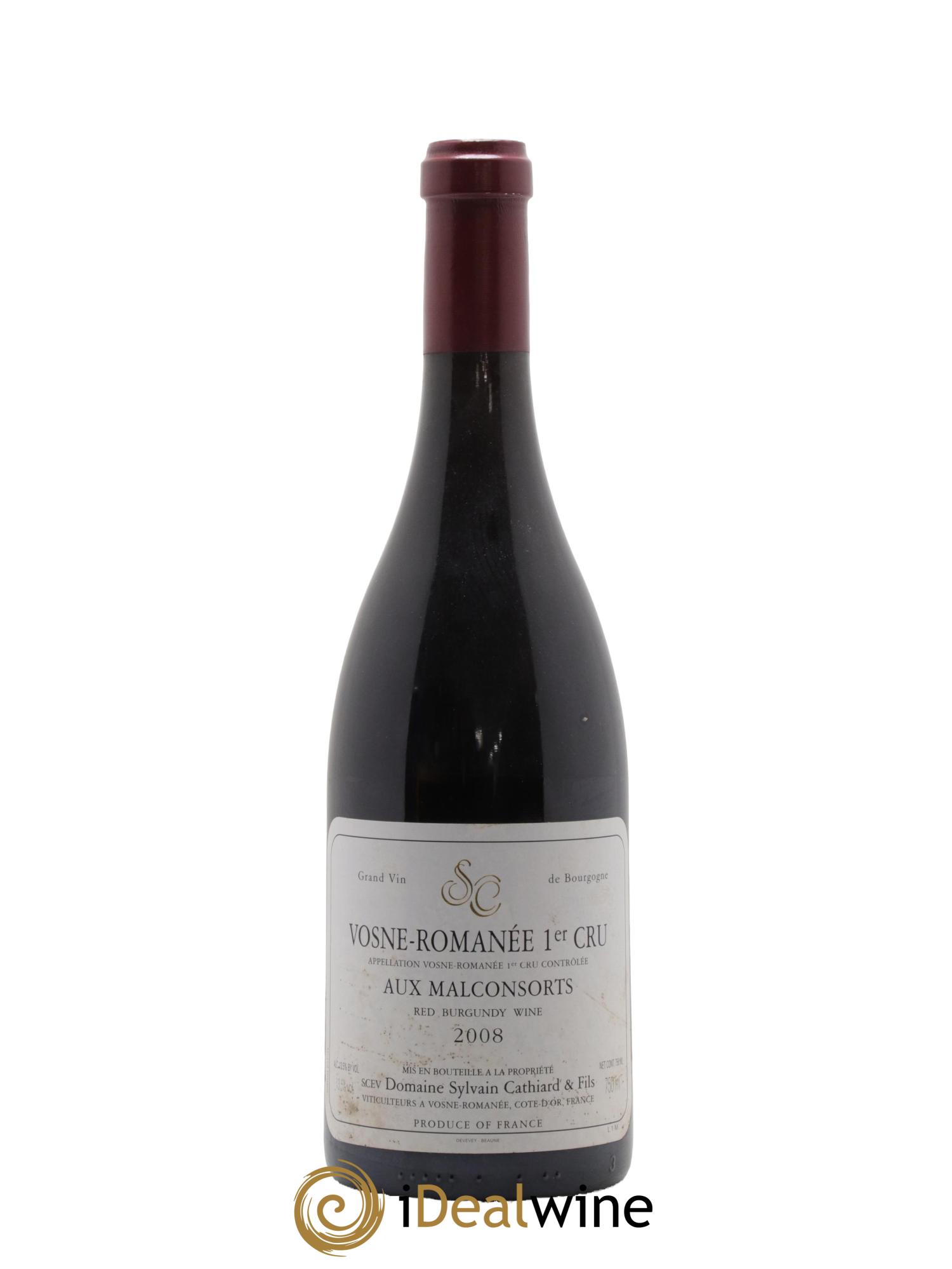 Vosne-Romanée 1er Cru Aux Malconsorts Sylvain Cathiard & Fils 2008 - Lot de 1 bouteille - 0