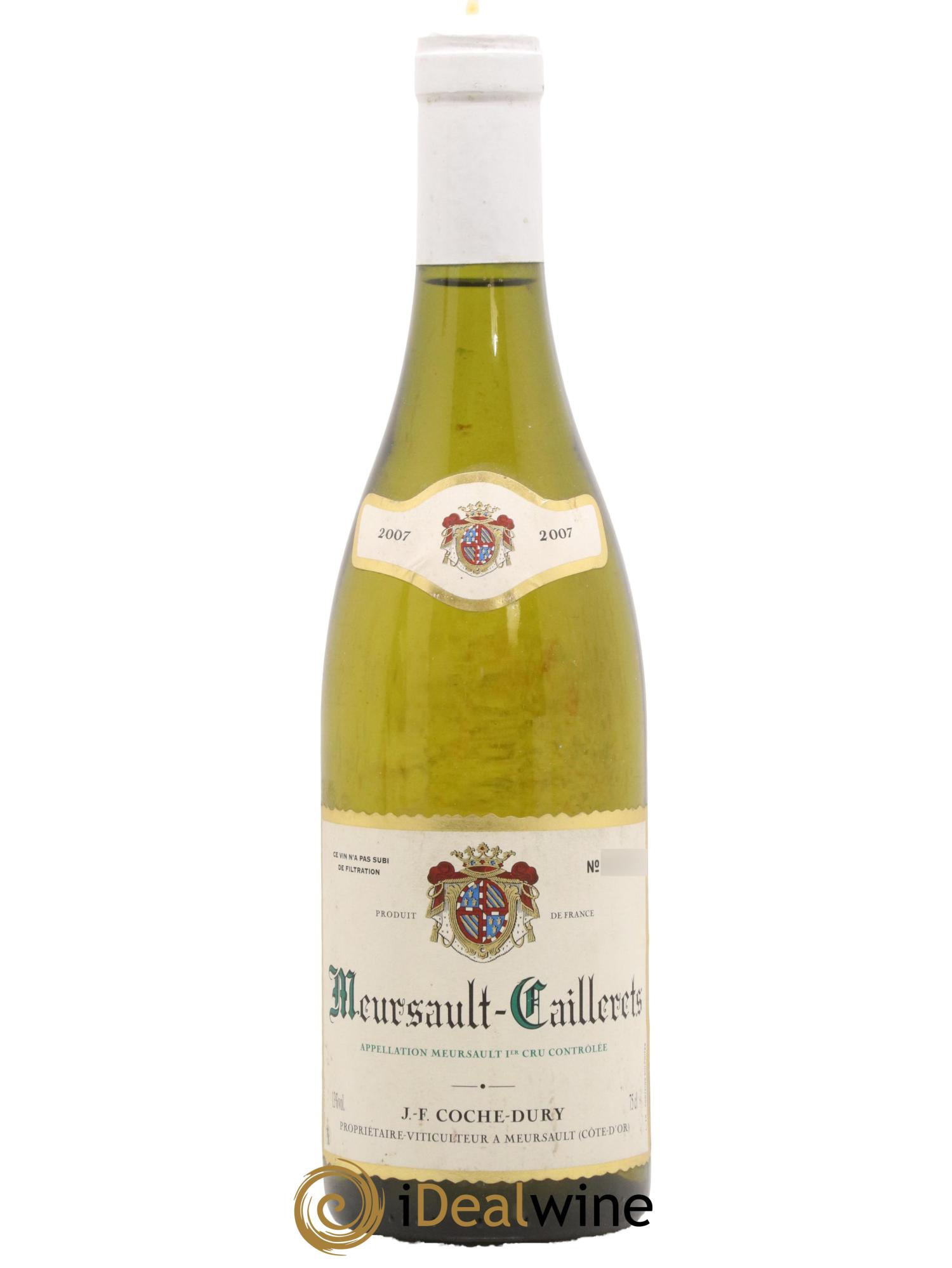 Meursault 1er Cru Caillerets Coche Dury (Domaine) 2007 - Lotto di 1 bottiglia - 0