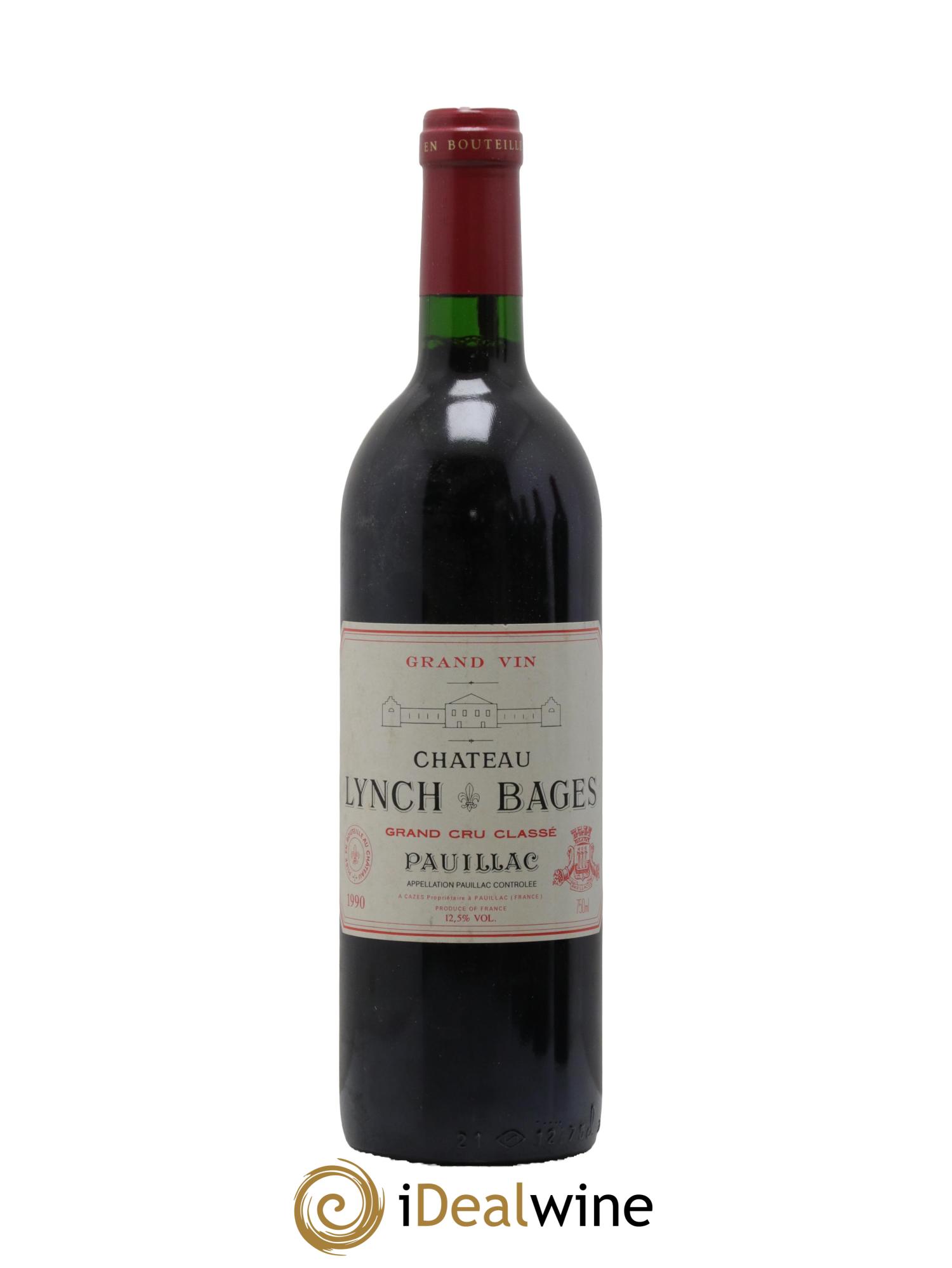 Château Lynch Bages 5ème Grand Cru Classé 1990 - Lot of 1 bottle - 0