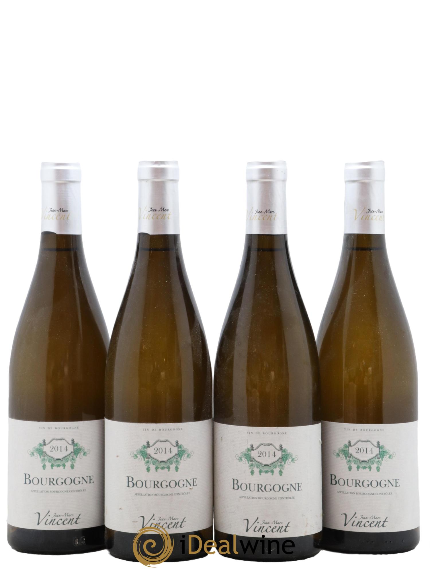 Bourgogne Chardonnay Jean-Marc Vincent (Domaine)  2014 - Lot de 4 bouteilles - 0