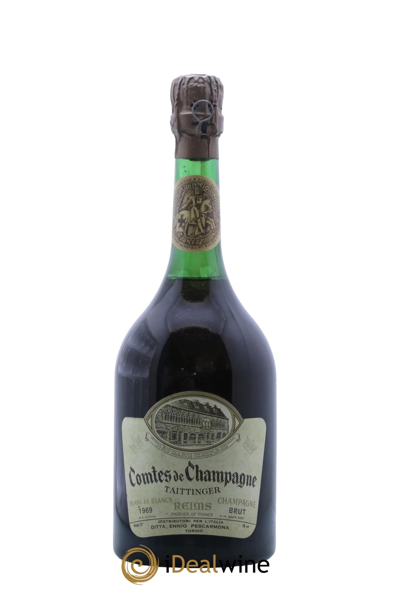 Comtes de Champagne Taittinger  1969 - Lot de 1 bouteille - 0