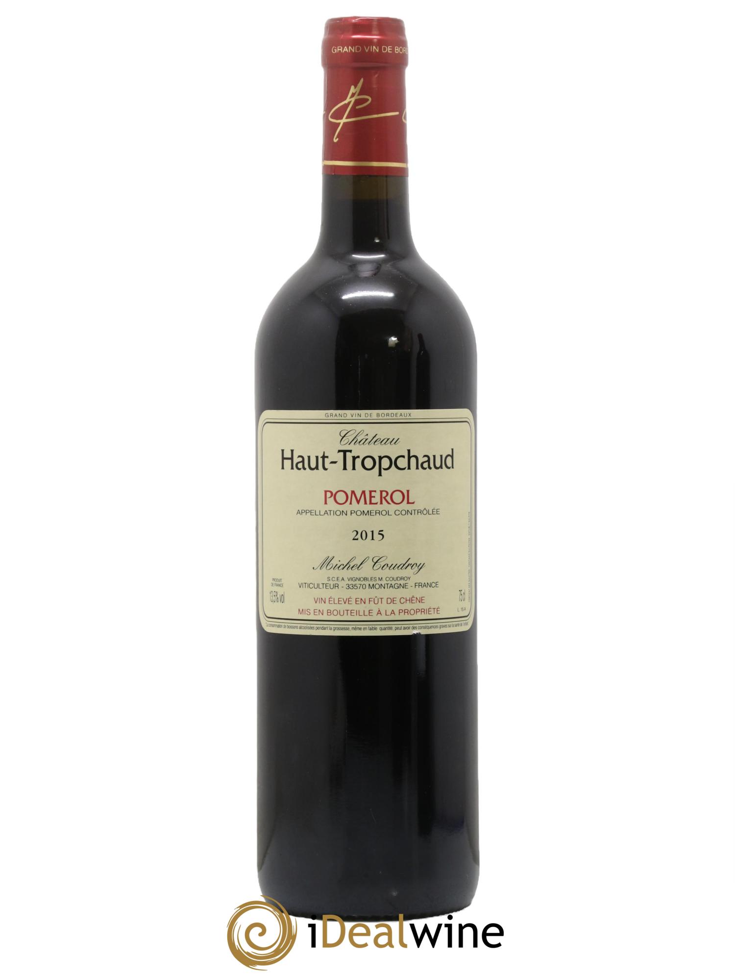 Château Haut Tropchaud 2015 - Lot of 1 bottle - 0