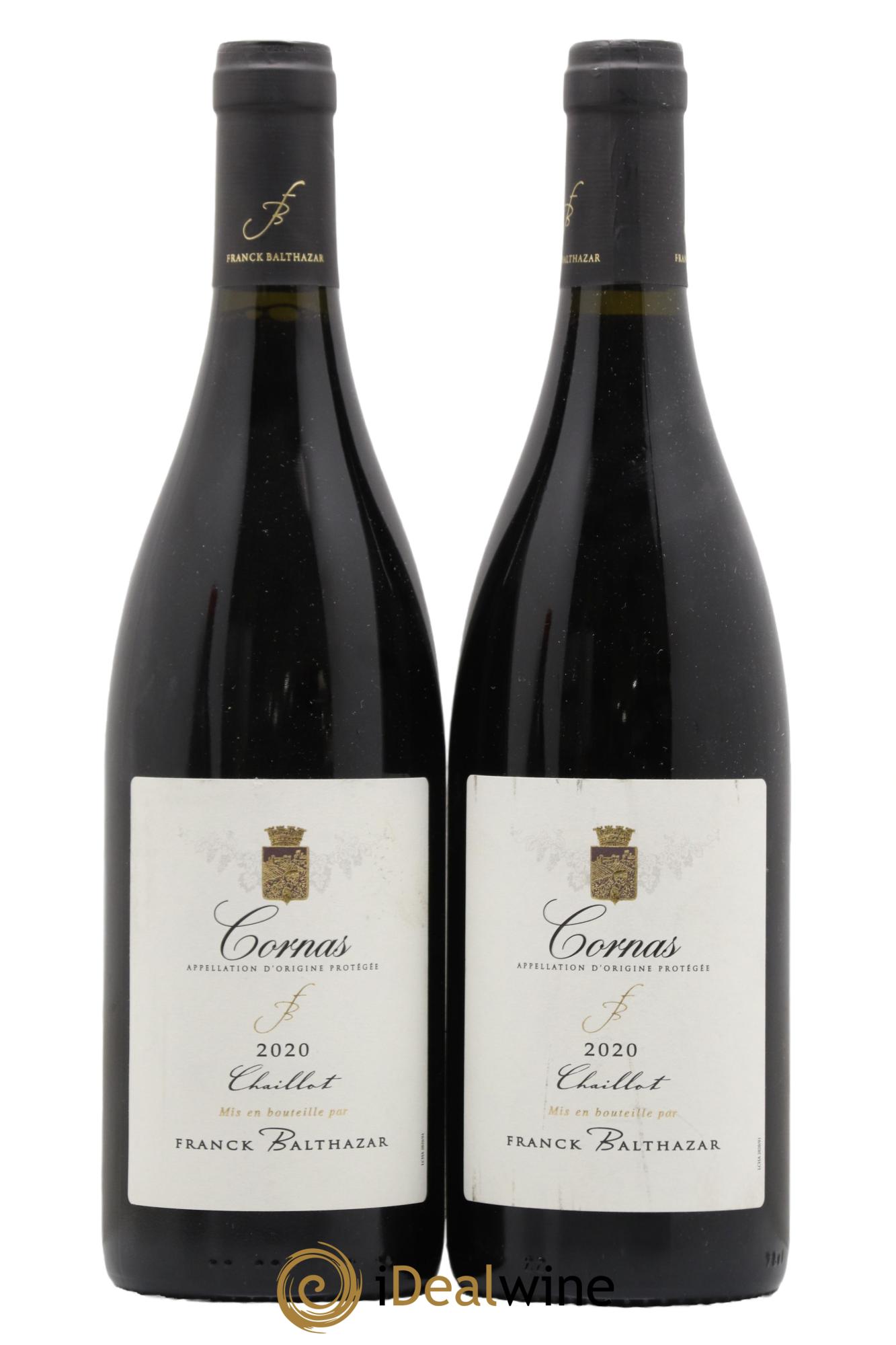 Cornas Chaillot Franck Balthazar (Domaine) 2020 - Lot de 2 bouteilles - 0