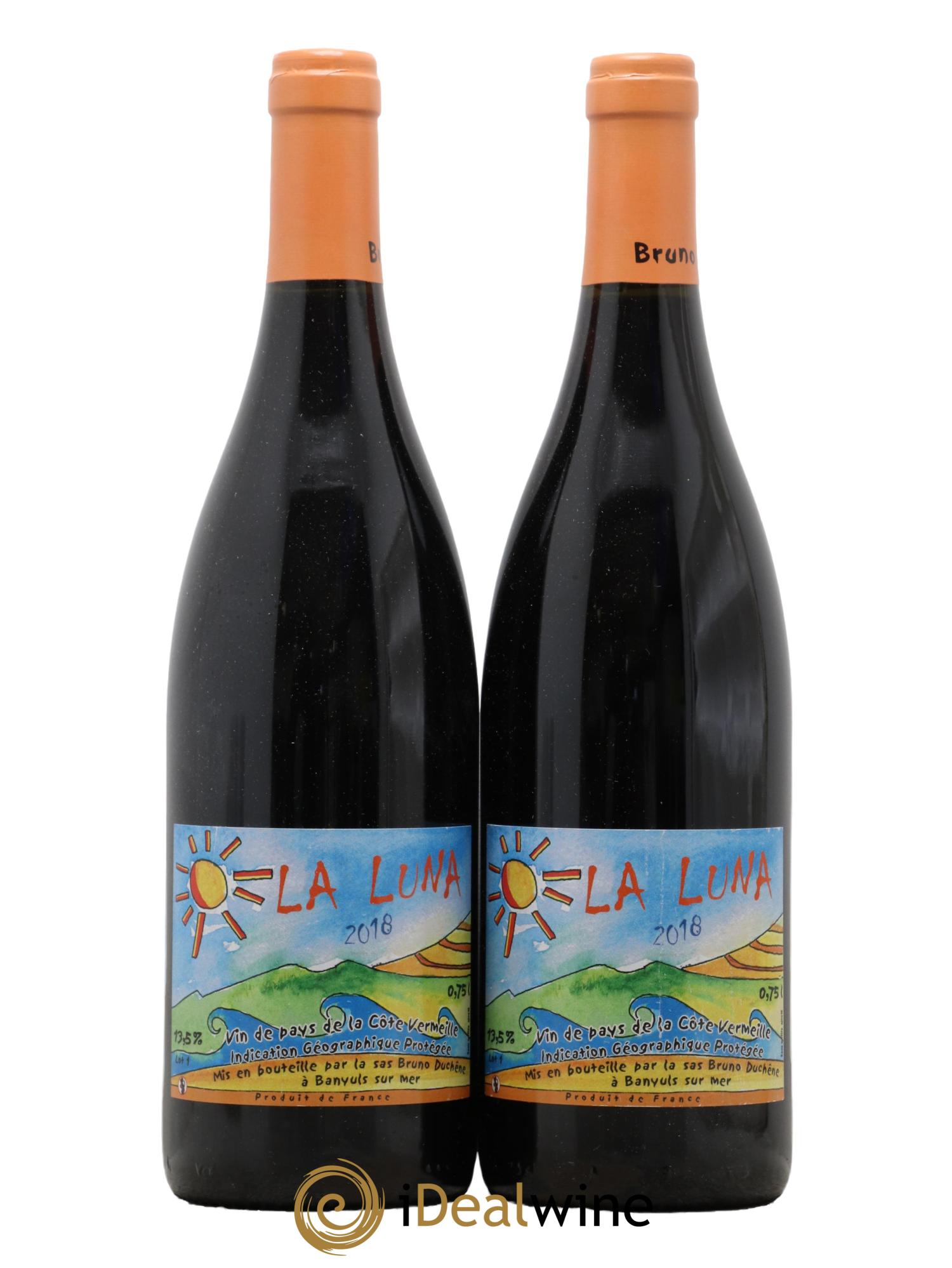 Languedoc Côte Vermeille La Luna Domaine Bruno Duchêne 2018 - Lot of 2 bottles - 0