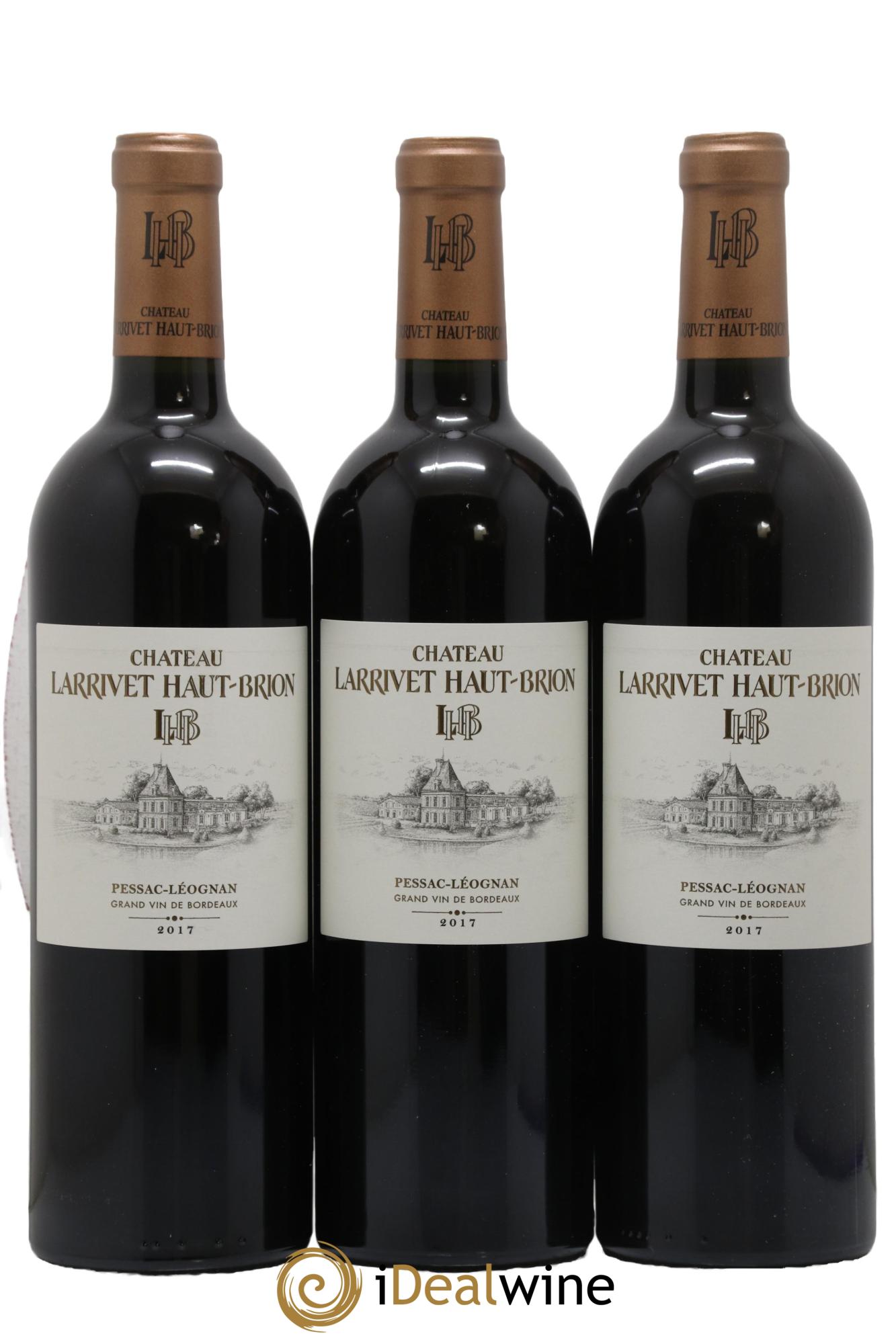 Château Larrivet Haut-Brion  2017 - Lot of 12 bottles - 3