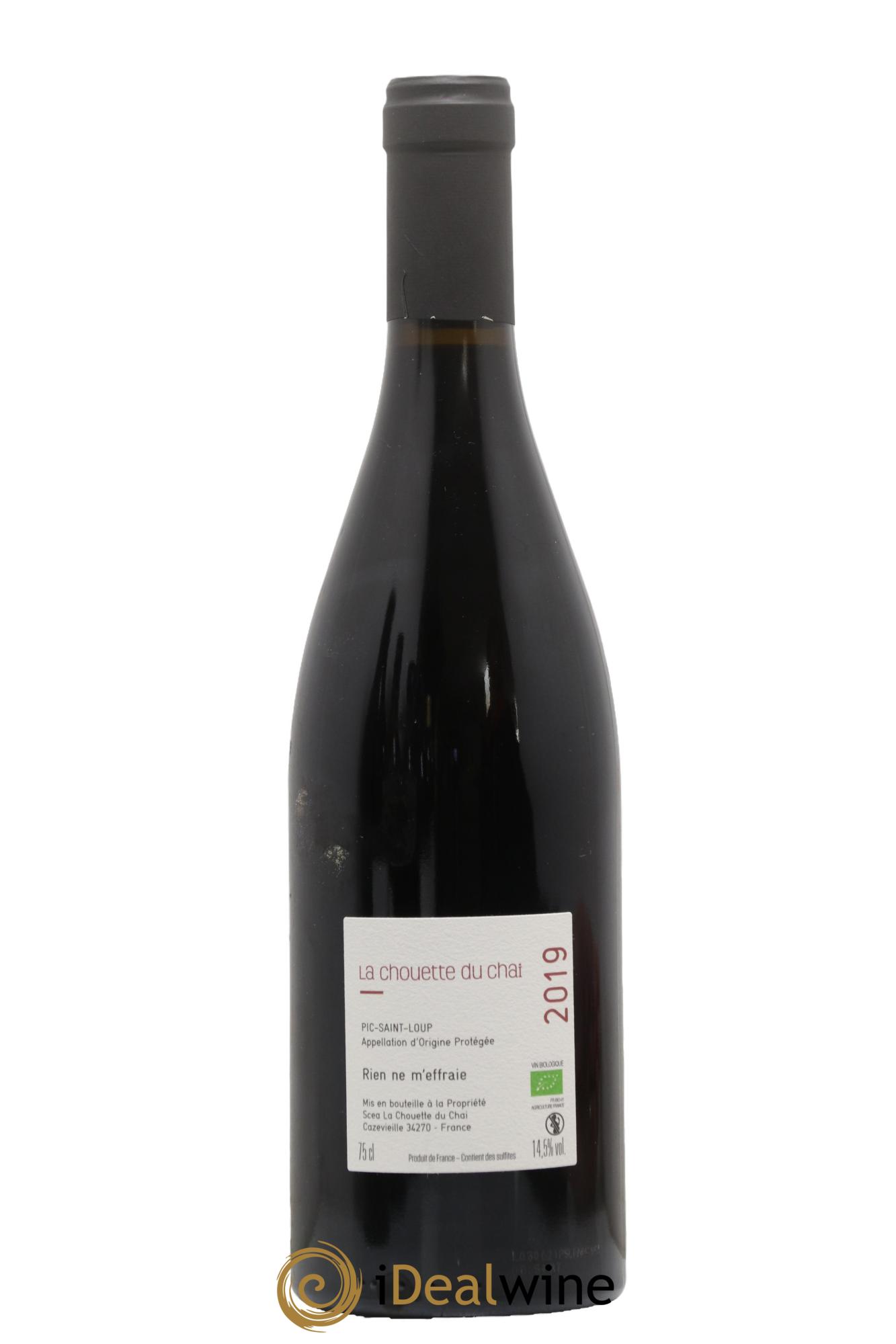 Pic Saint-Loup Rien ne M Effraie La Chouette du Chai 2019 - Lot de 1 bouteille - 1