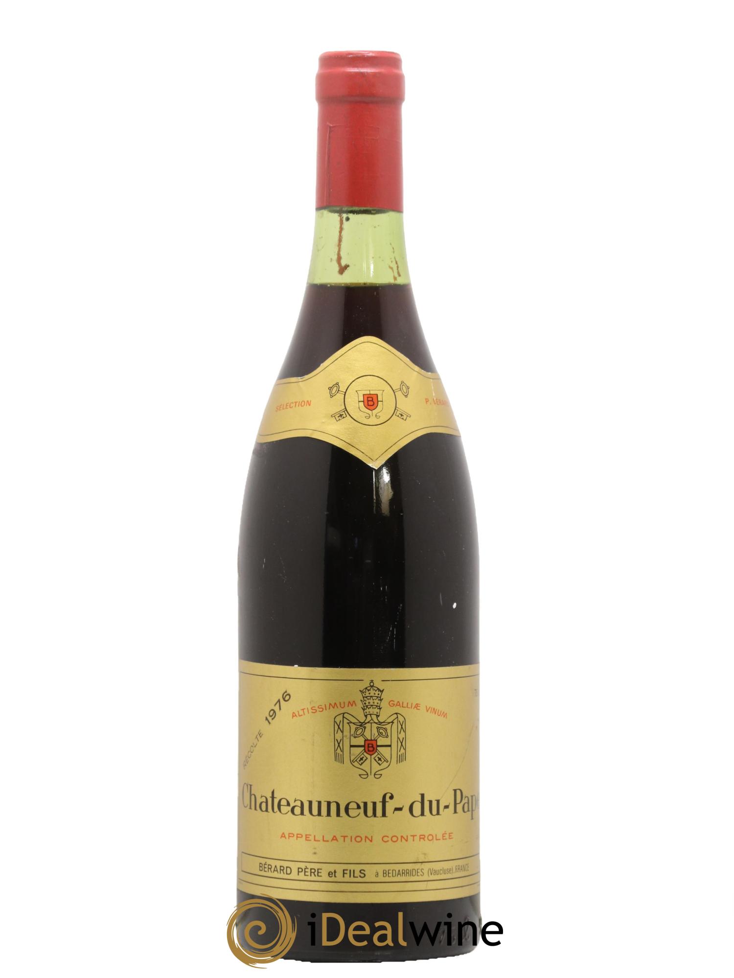 Châteauneuf-du-Pape Selection Berard 1976 - Posten von 1 Flasche - 0