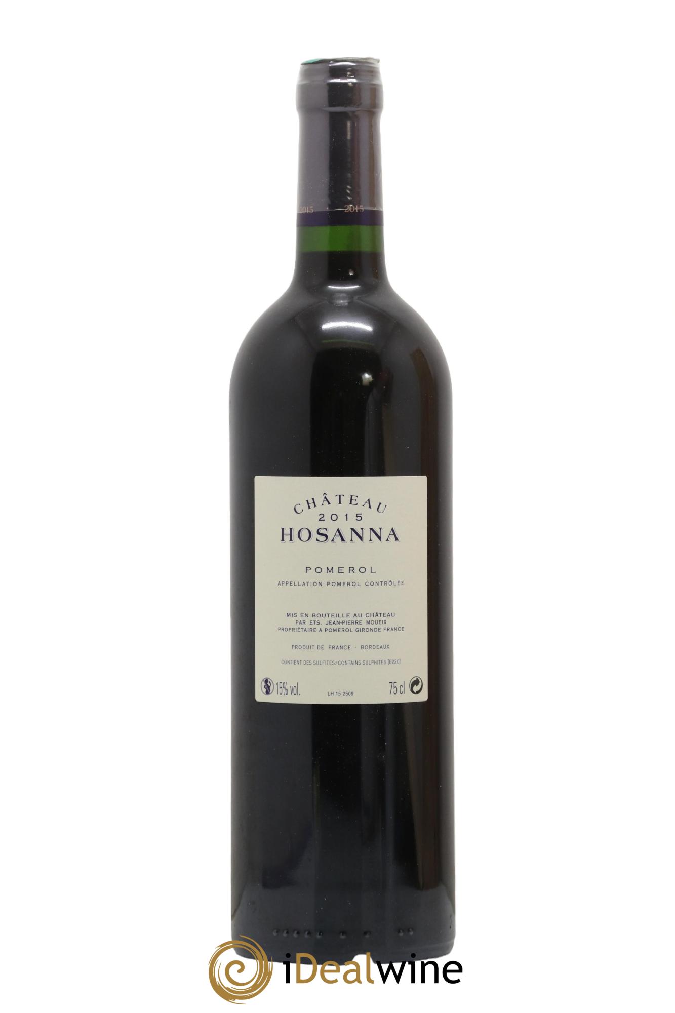 Château Hosanna 2015 - Lotto di 1 bottiglia - 2